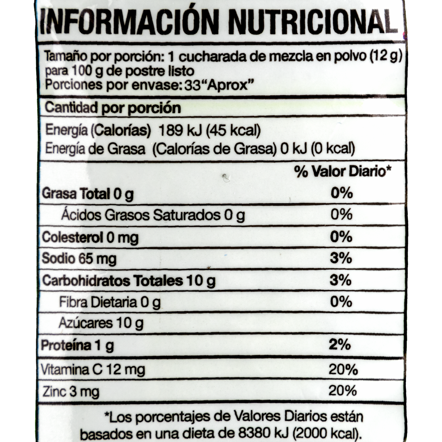 Gelatina En Polvo Sabor A Limón GEL’HADA 400 G