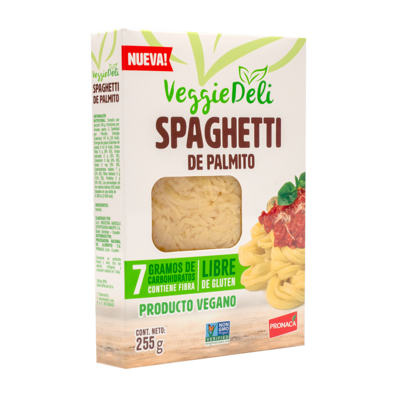 Spaguetti De Palmito VEGGIE DELI 255 G