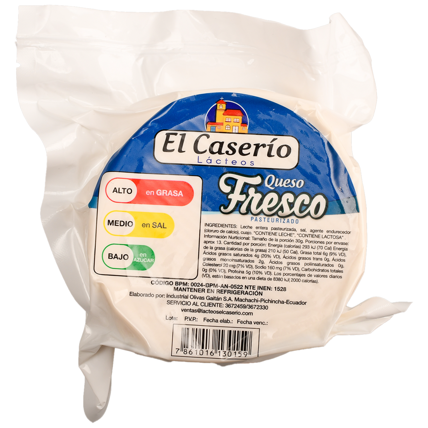 Queso Fresco EL CASERÍO 400 G