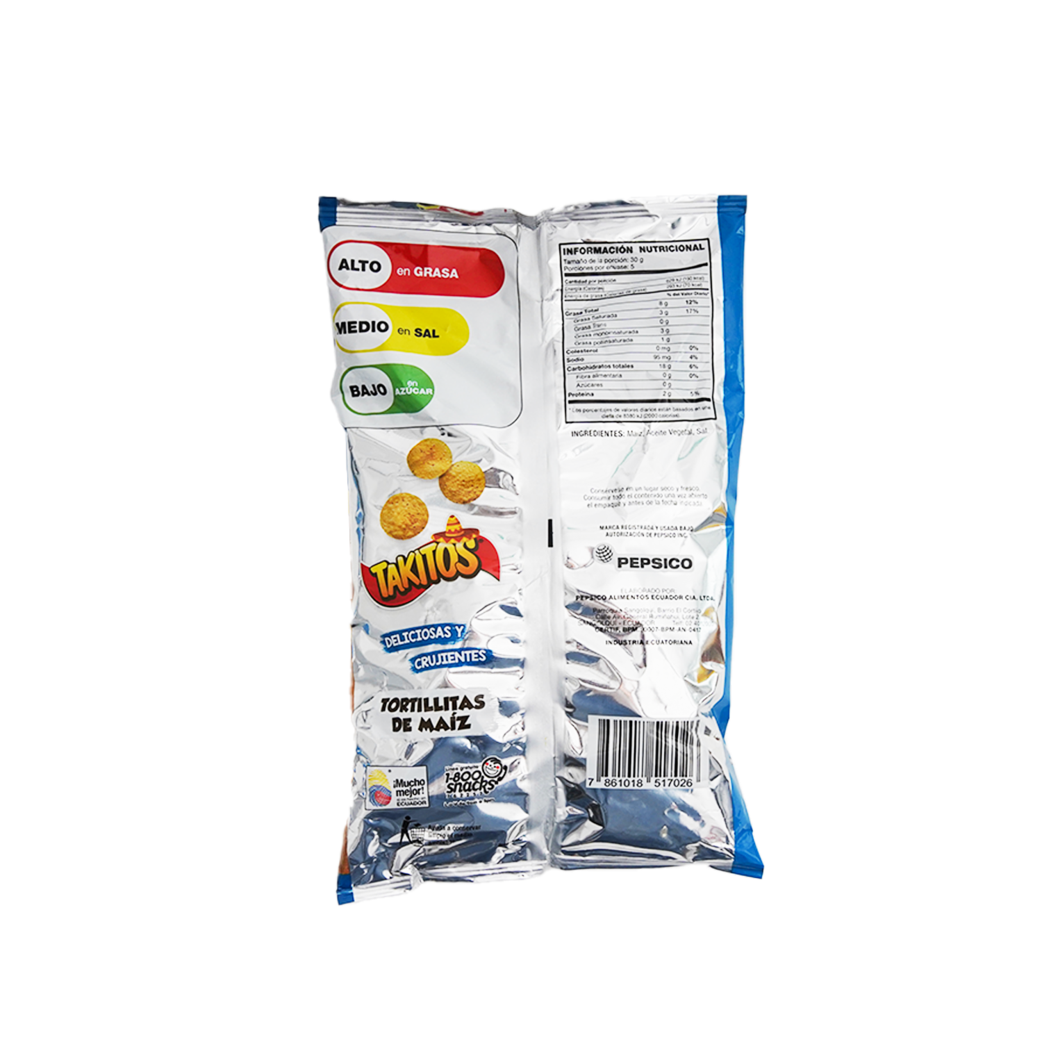Bocaditos De Maíz Flanker Natural TAKITOS 150 G