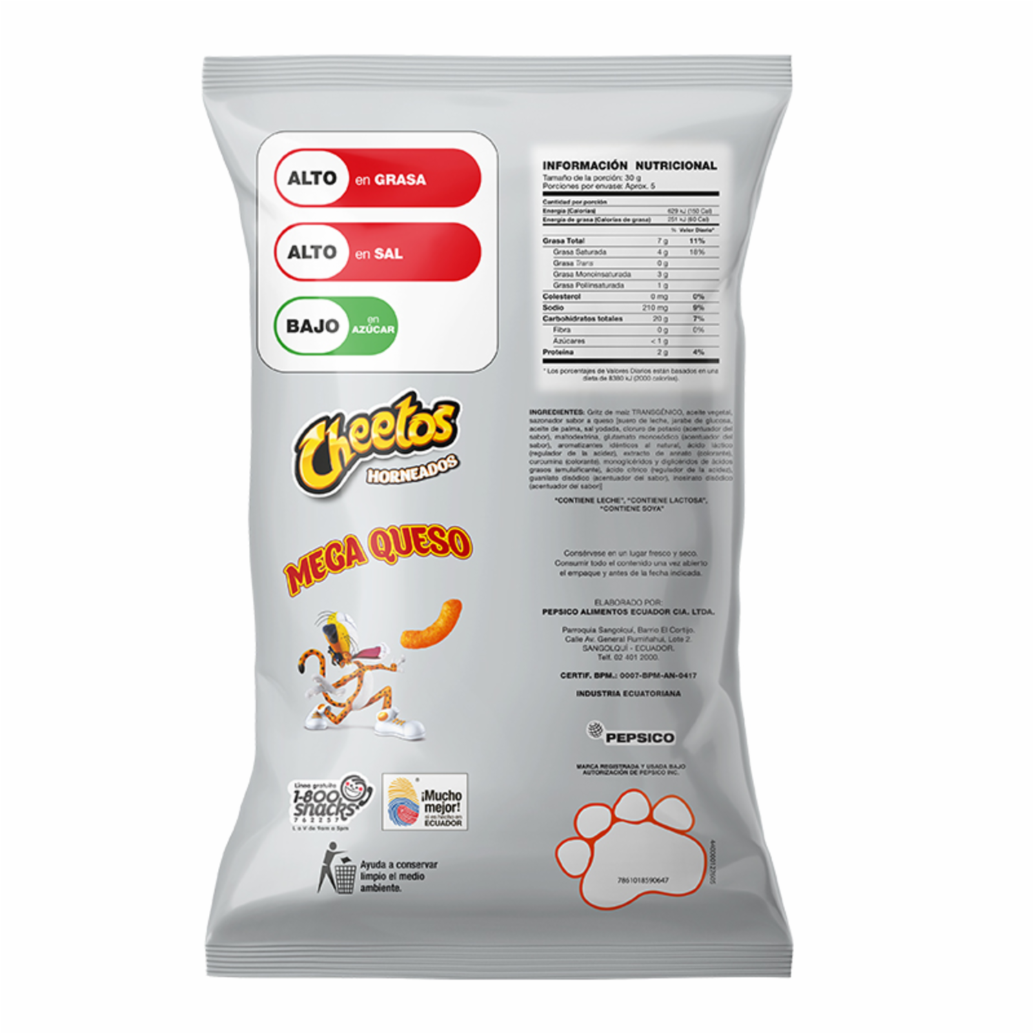 Bocaditos De Maíz Horneados Mega Queso CHEETOS 152 G