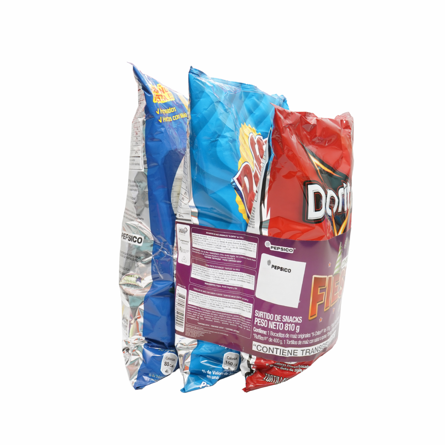 Combo Bocaditos Doritos Ruffles Y Kchitos COMBO FIESTA 810 G