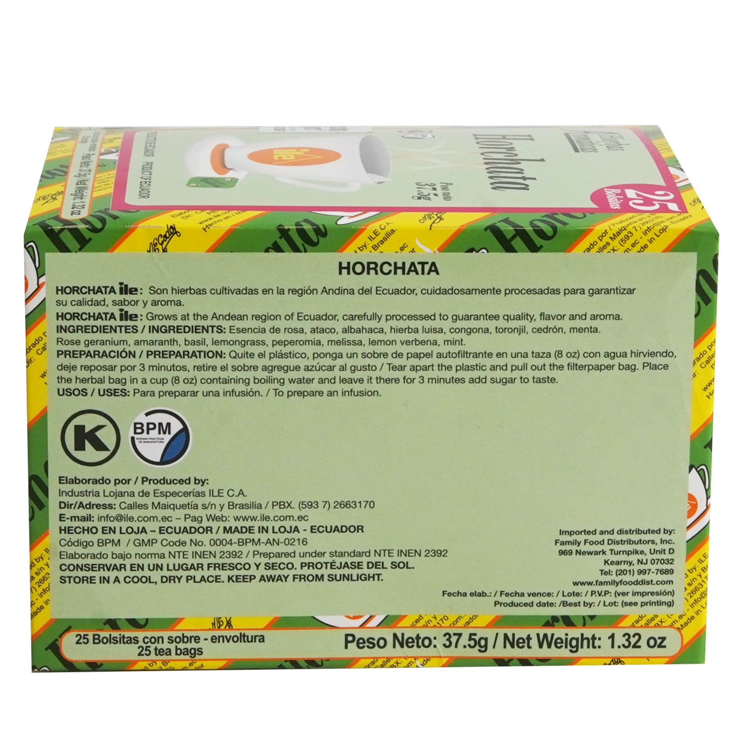 Té De Horchata ILE 25 X 1.50 G