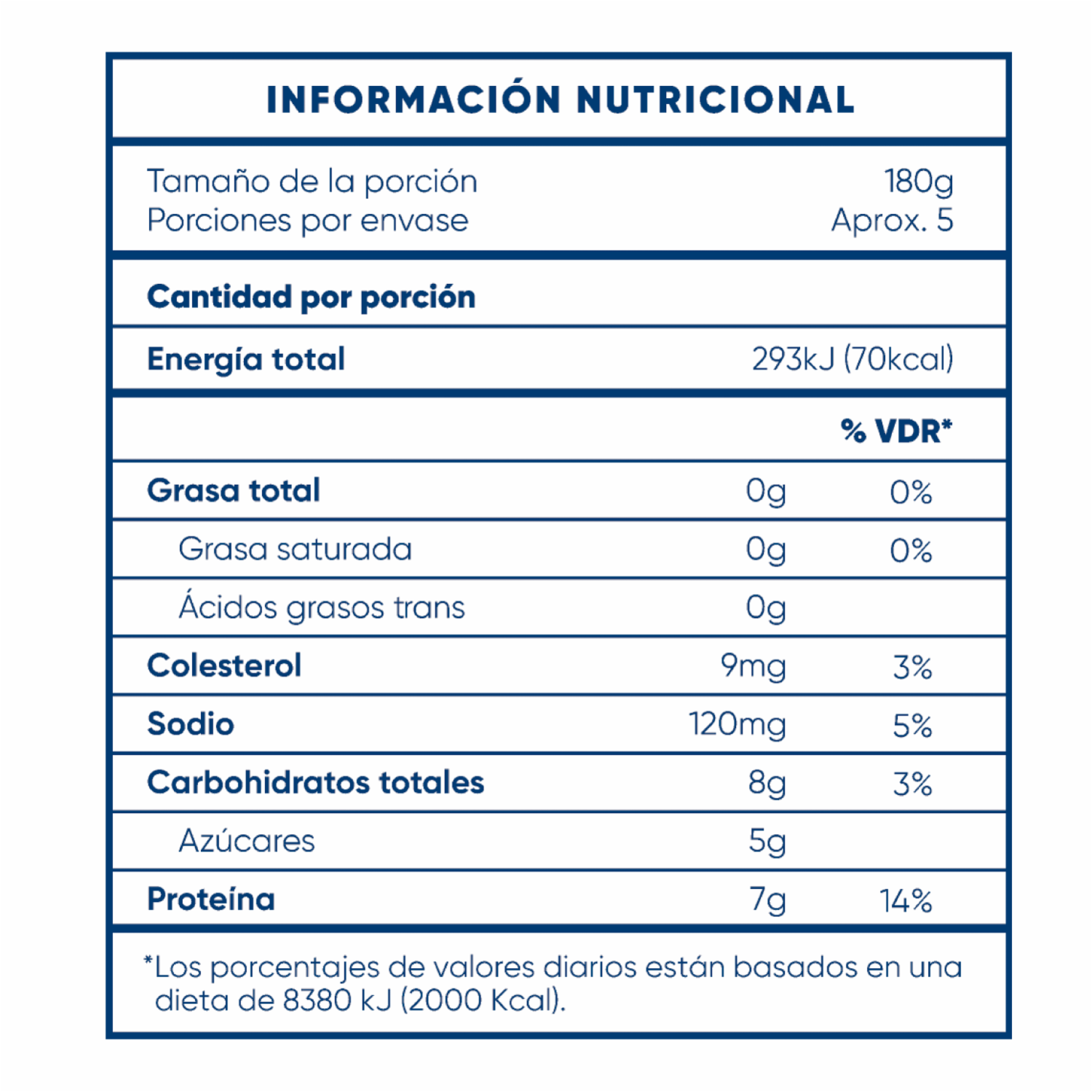 Yogur Descremado Sabor A Vainilla 0% Grasa CHIVERIA 950 G