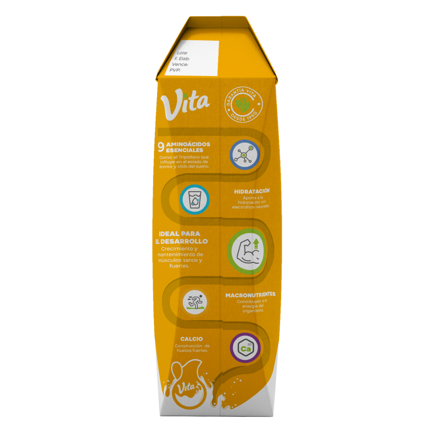 Leche Deslactosada Larga Vida VITA 1000 ml