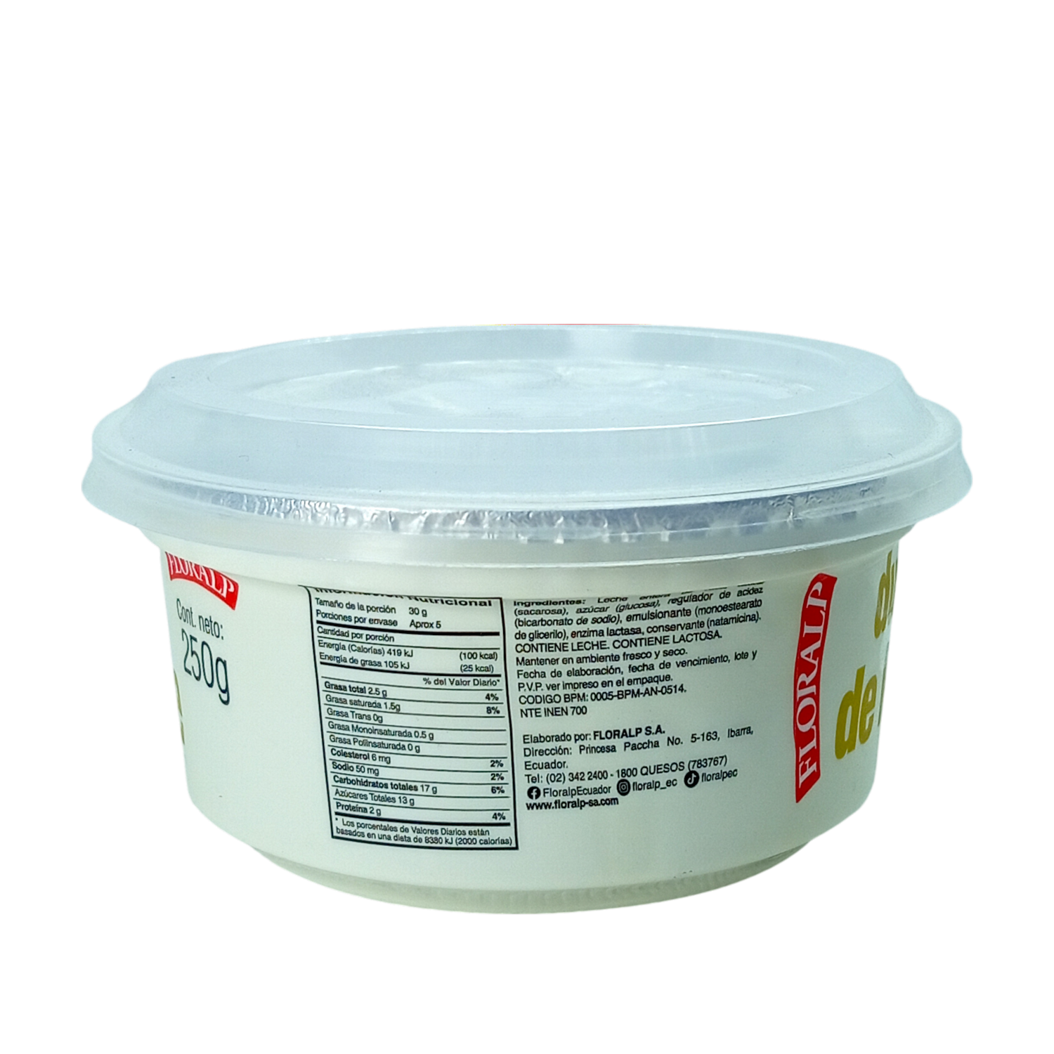 Dulce De Leche FLORALP 250 G