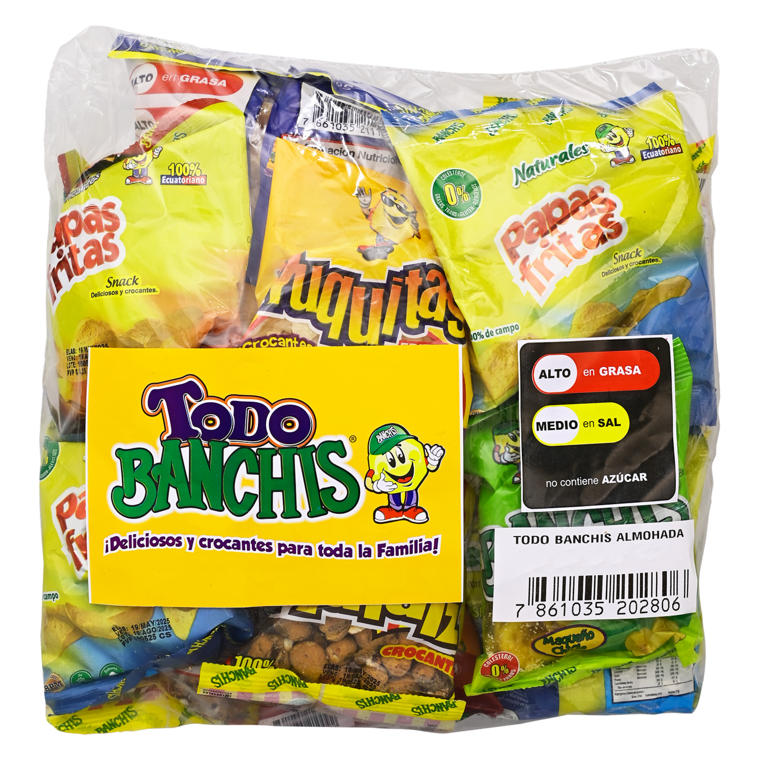 Snack Surtidos Todo BANCHIS Almohada