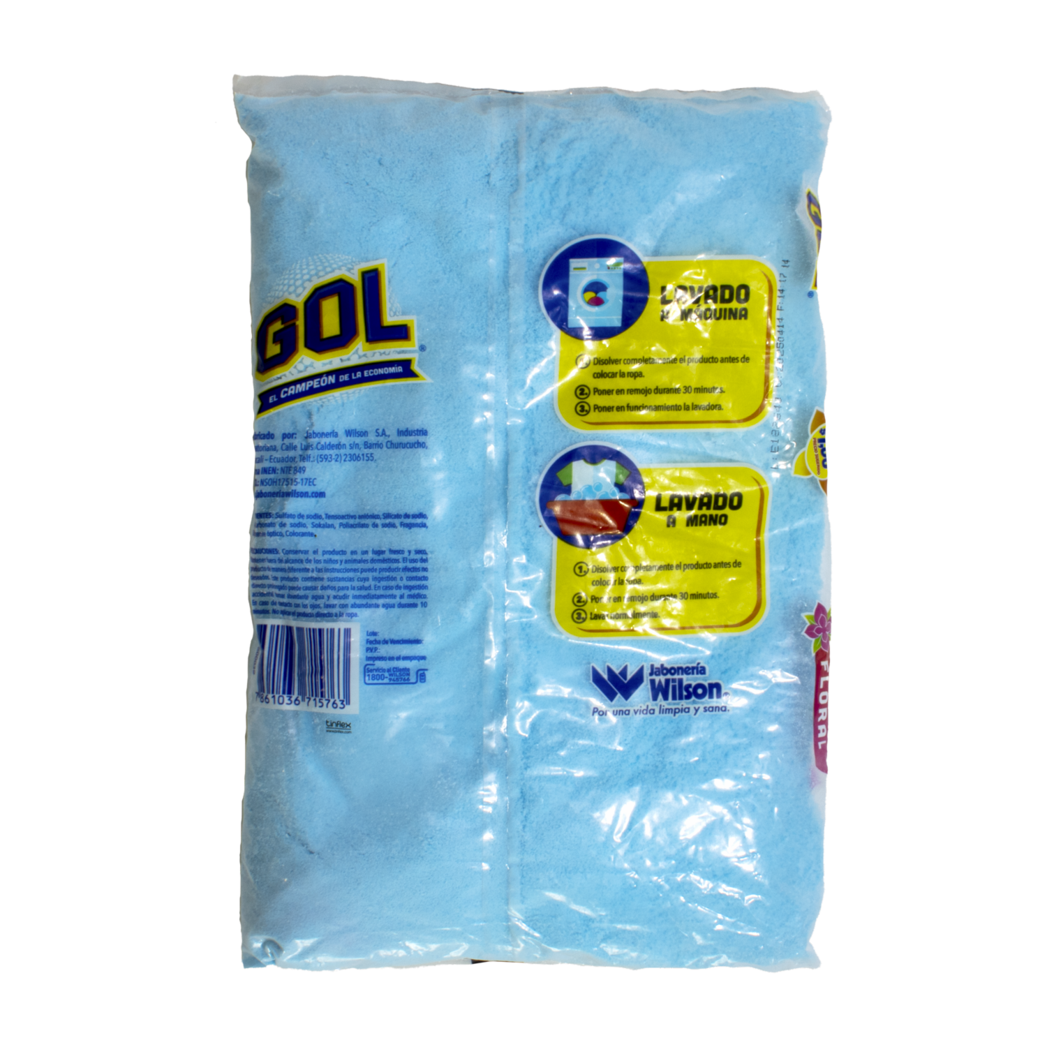 Detergente En Polvo Aroma Floral GOL 480 G