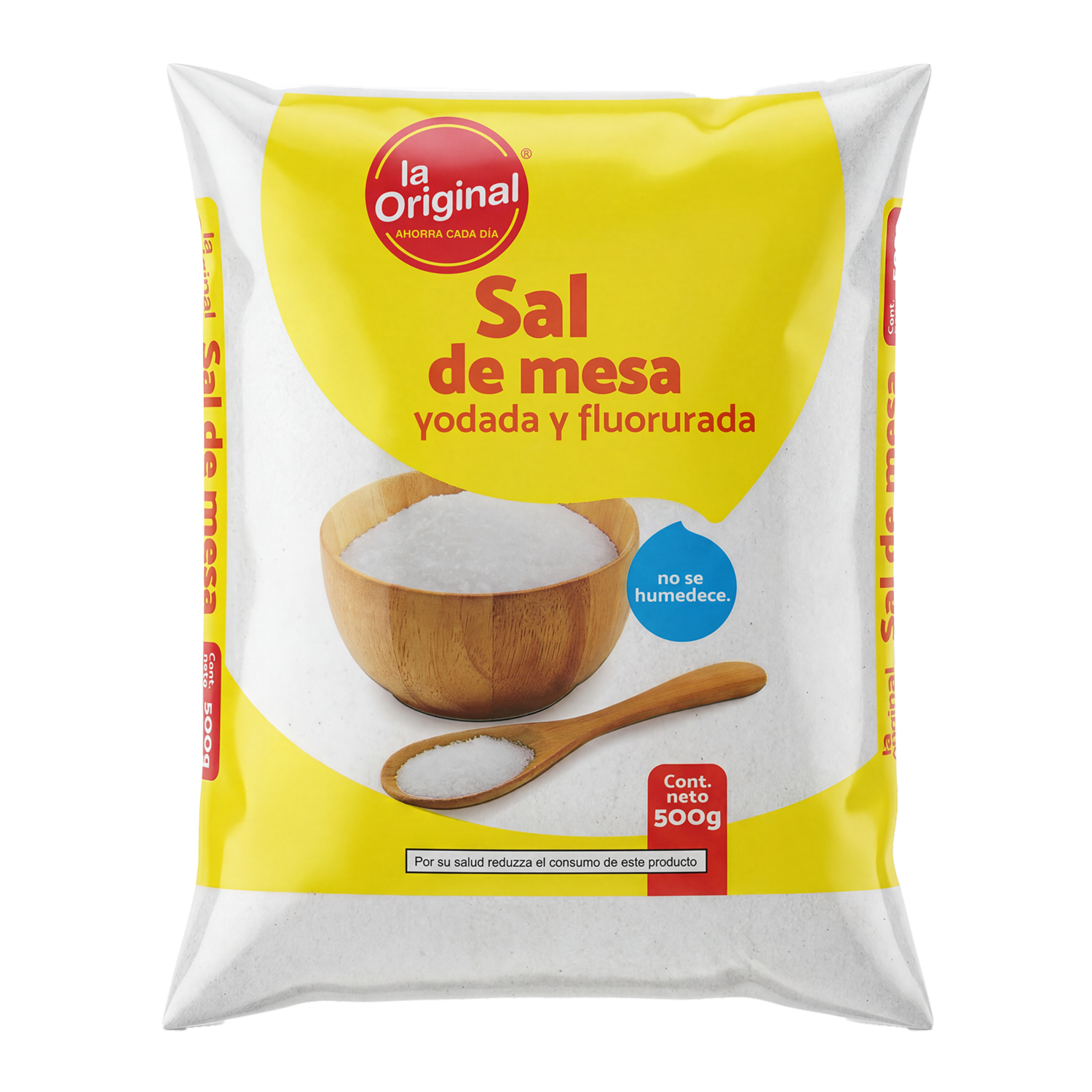 Sal De Mesa Yodada Y Fluorada LA ORIGINAL 500G