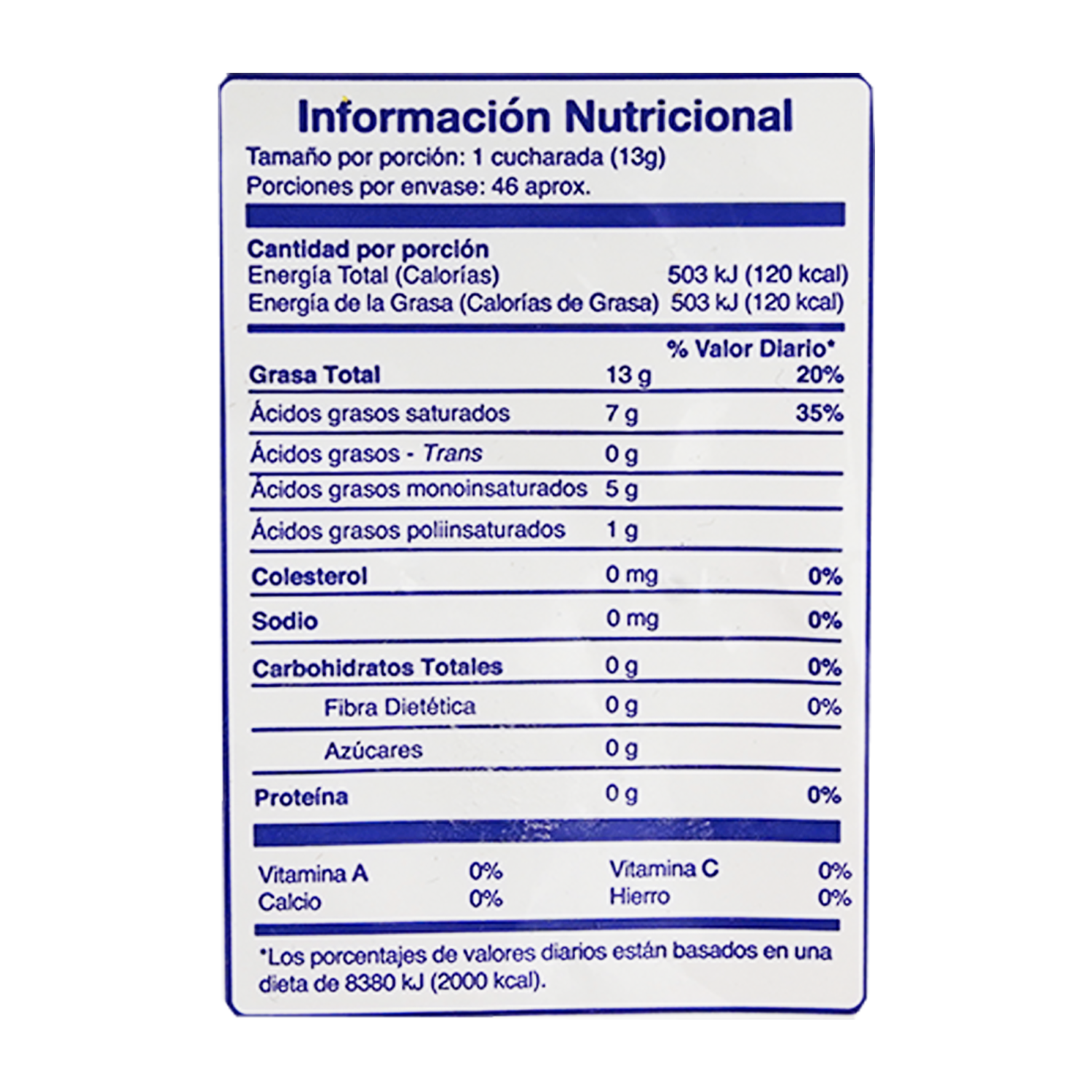 Manteca Vegetal LA ORIGINAL 600 G