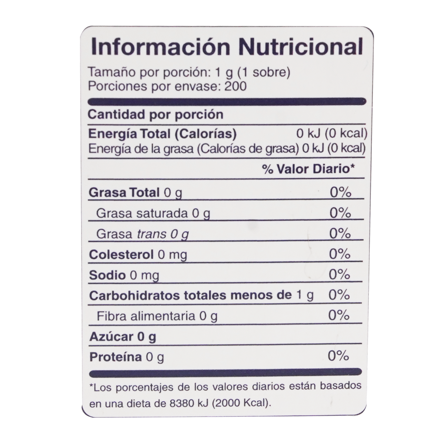 Endulzante De Sucralosa LA ORIGINAL 200 G