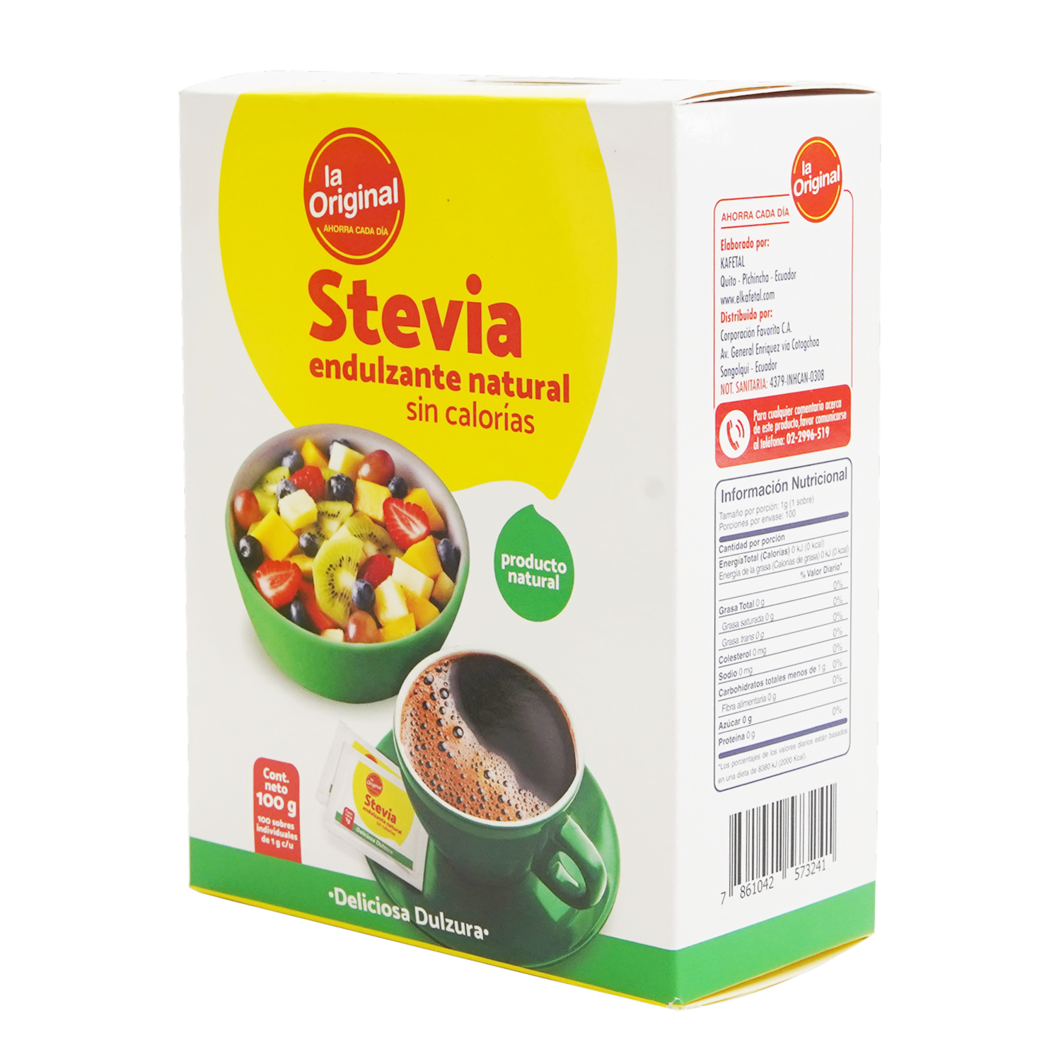 Stevia Sin Calorías. LA ORIGINAL Caja