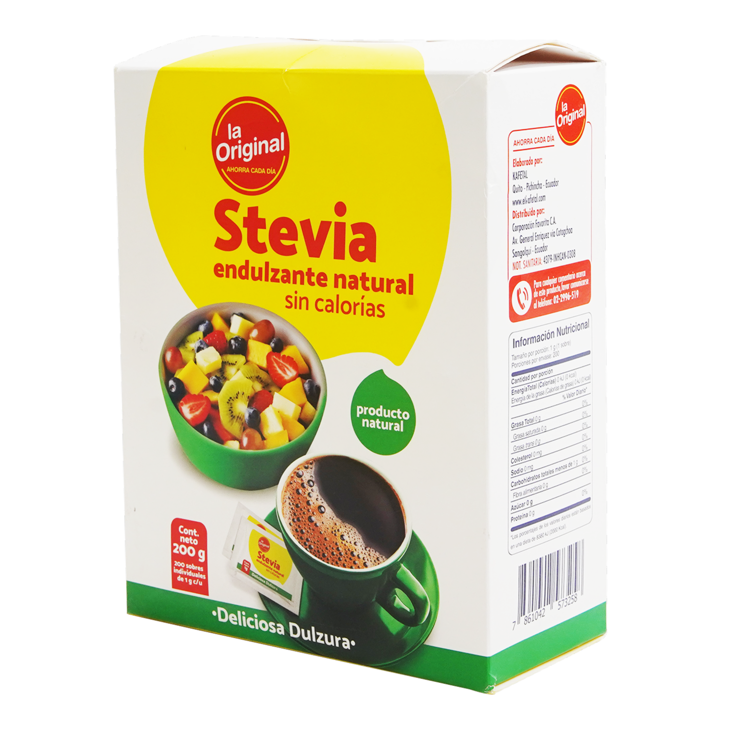 Stevia Sin Calorías LA ORIGINAL Caja