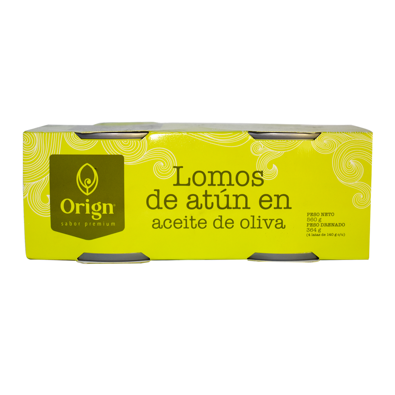 Atún Lomos En Aceite De Oliva ORIGN 4 X 140 G