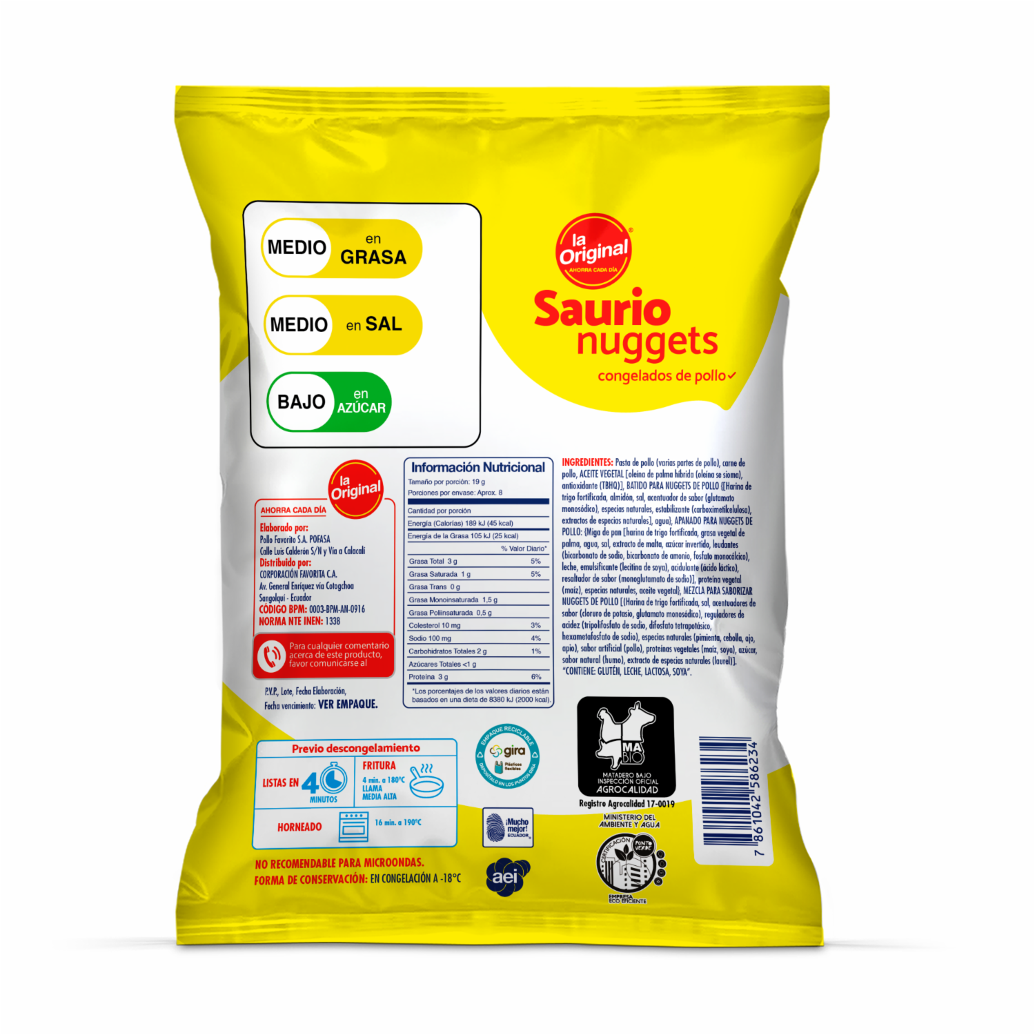 Saurio Nuggets LA ORIGINAL 160 G