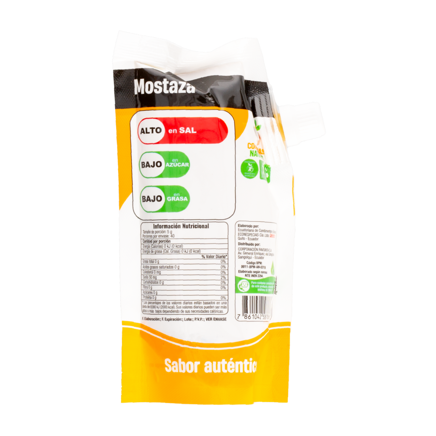 Mostaza Clásica EL ARTESANAL 200 G