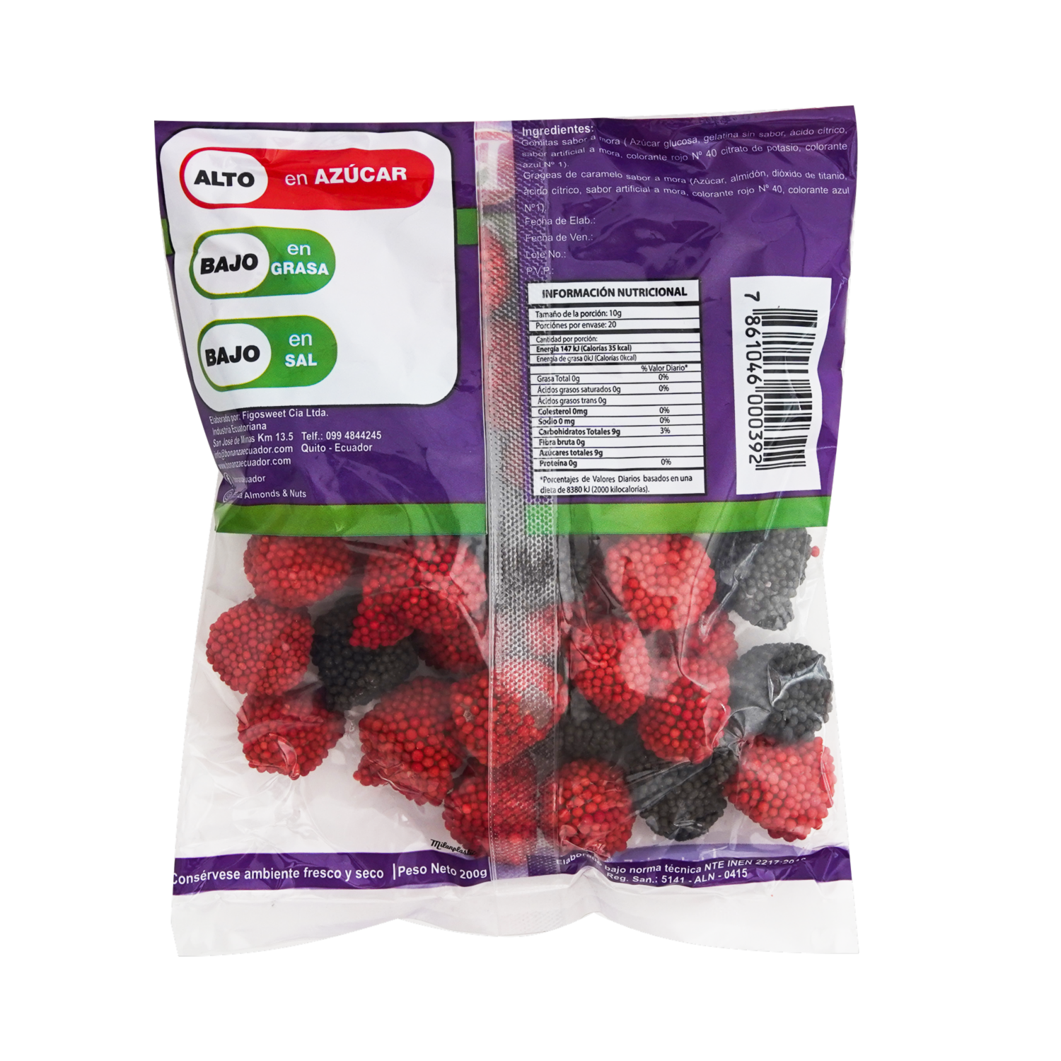 Gomitas De Mora BONANZA 200 G