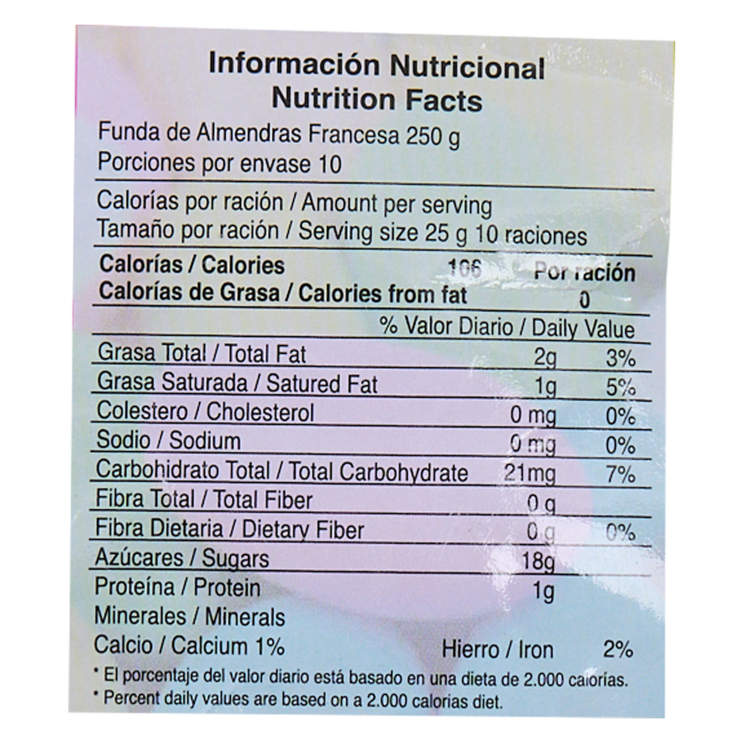 Almendras Francesas BONANZA 250 G