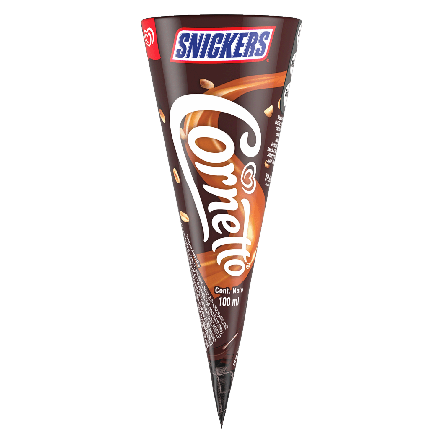 Helado Cornetto Snickers PINGÜINO 100 Ml