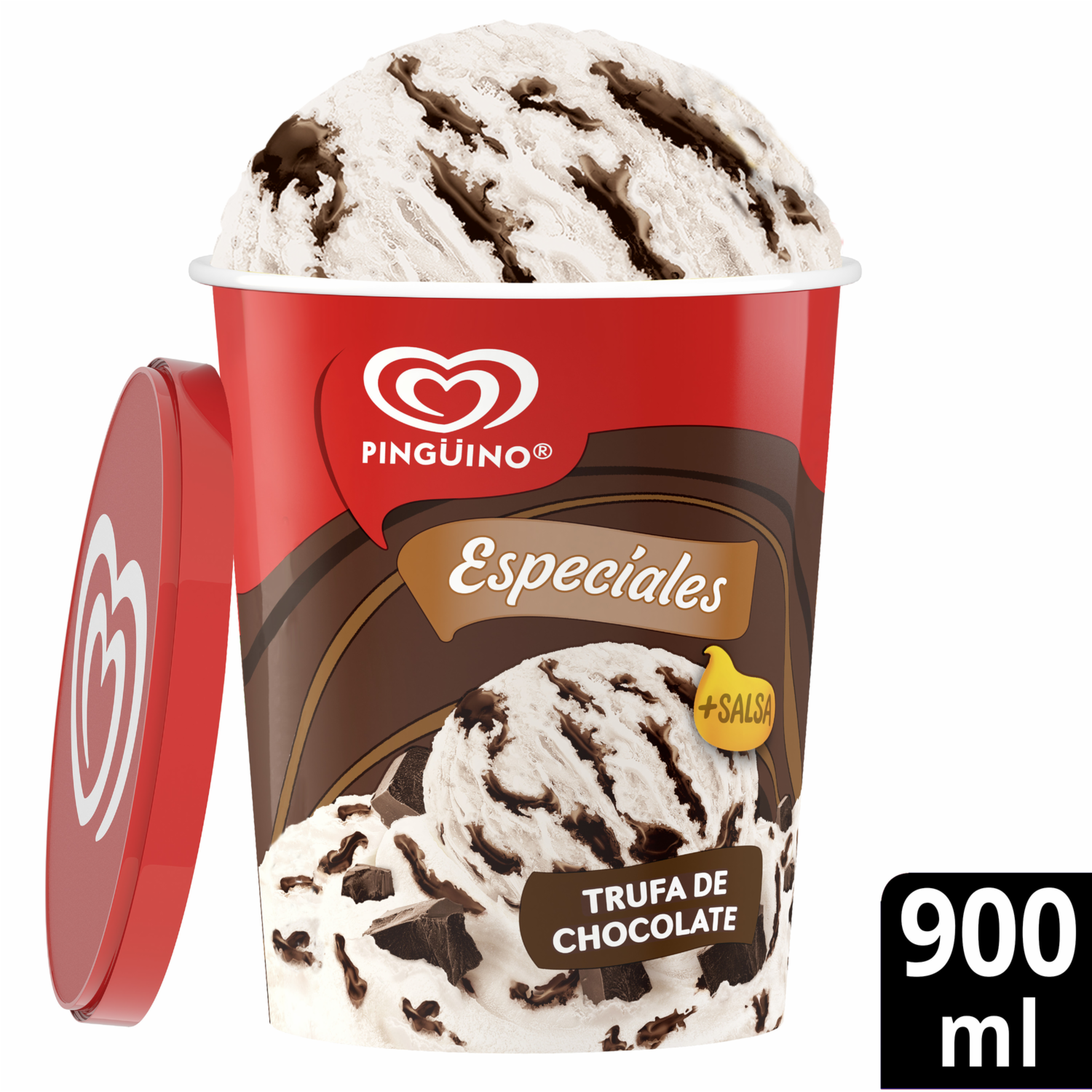 Helado Trufa Chocolate PINGÜINO 900 Ml