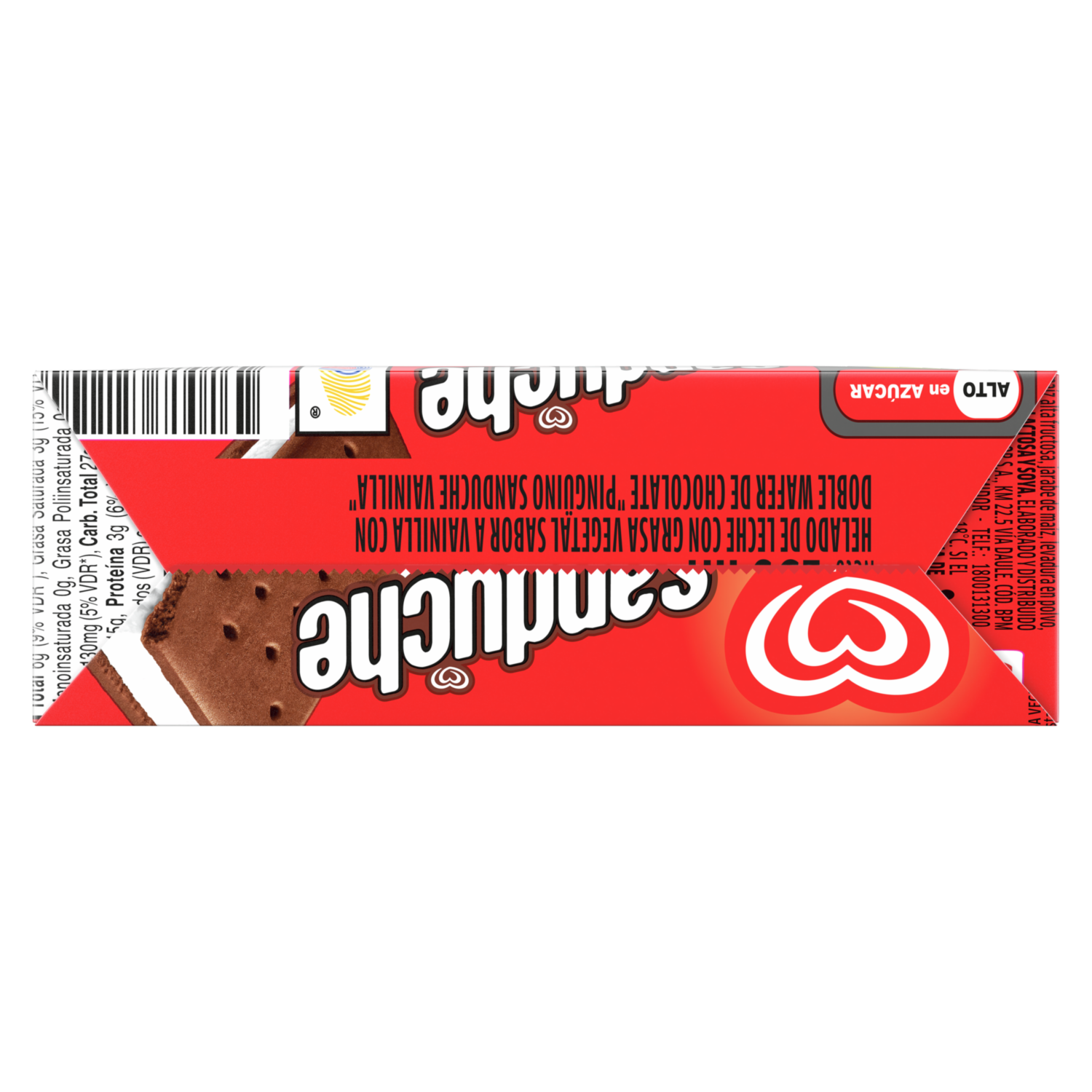Helado Sánduche Vainilla PINGÜINO 135 Ml