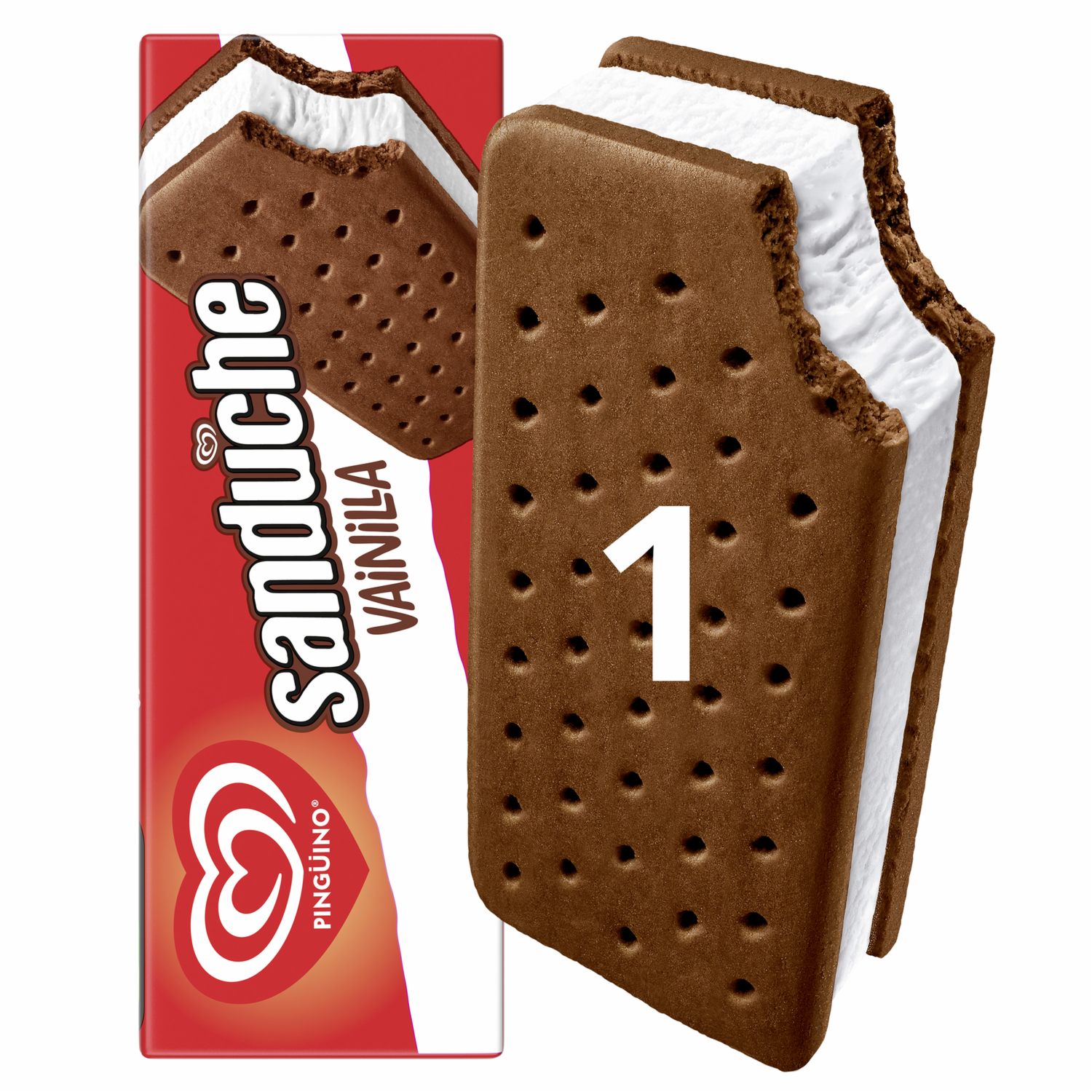 Helado Sánduche Vainilla PINGÜINO 135 Ml