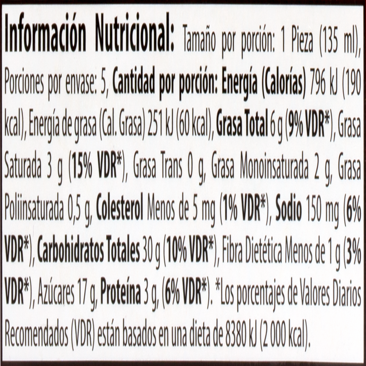 Helado Sánduche Vainilla PINGÜINO 5 Uds X 135 Ml