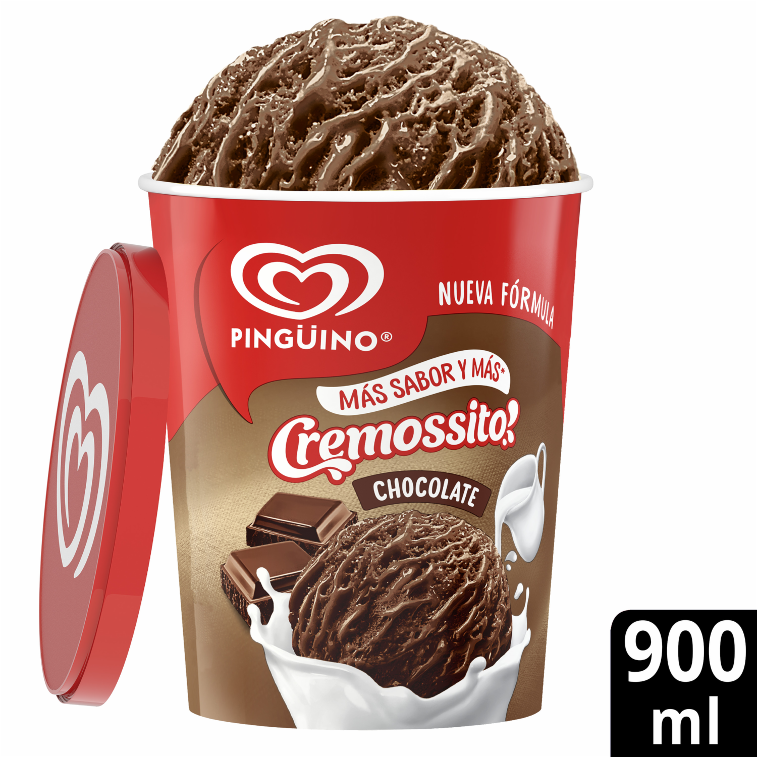Helado Cremossito Chocolate PINGÜINO 900 Ml