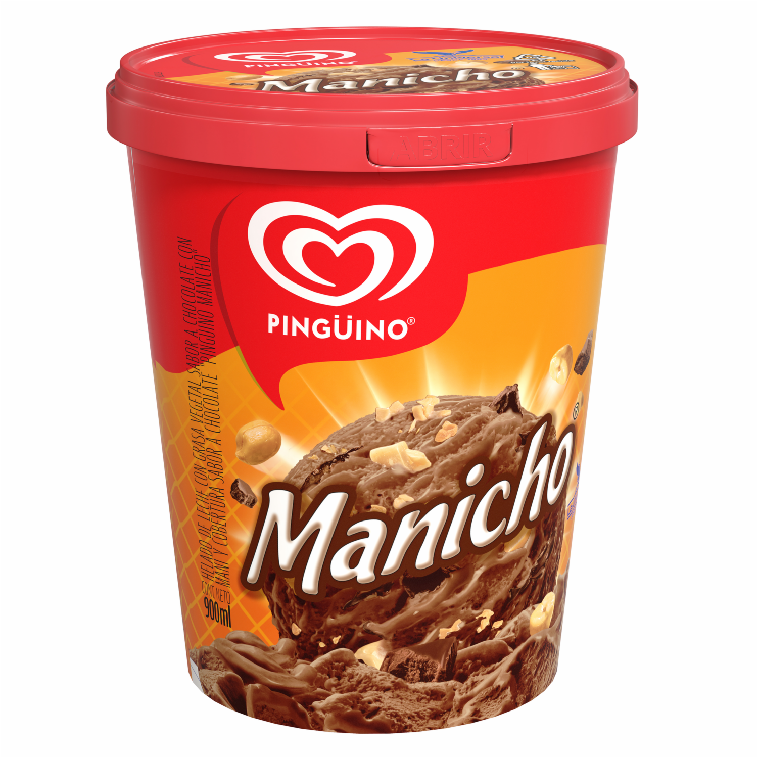 Helado Manicho PINGÜINO 900 Ml