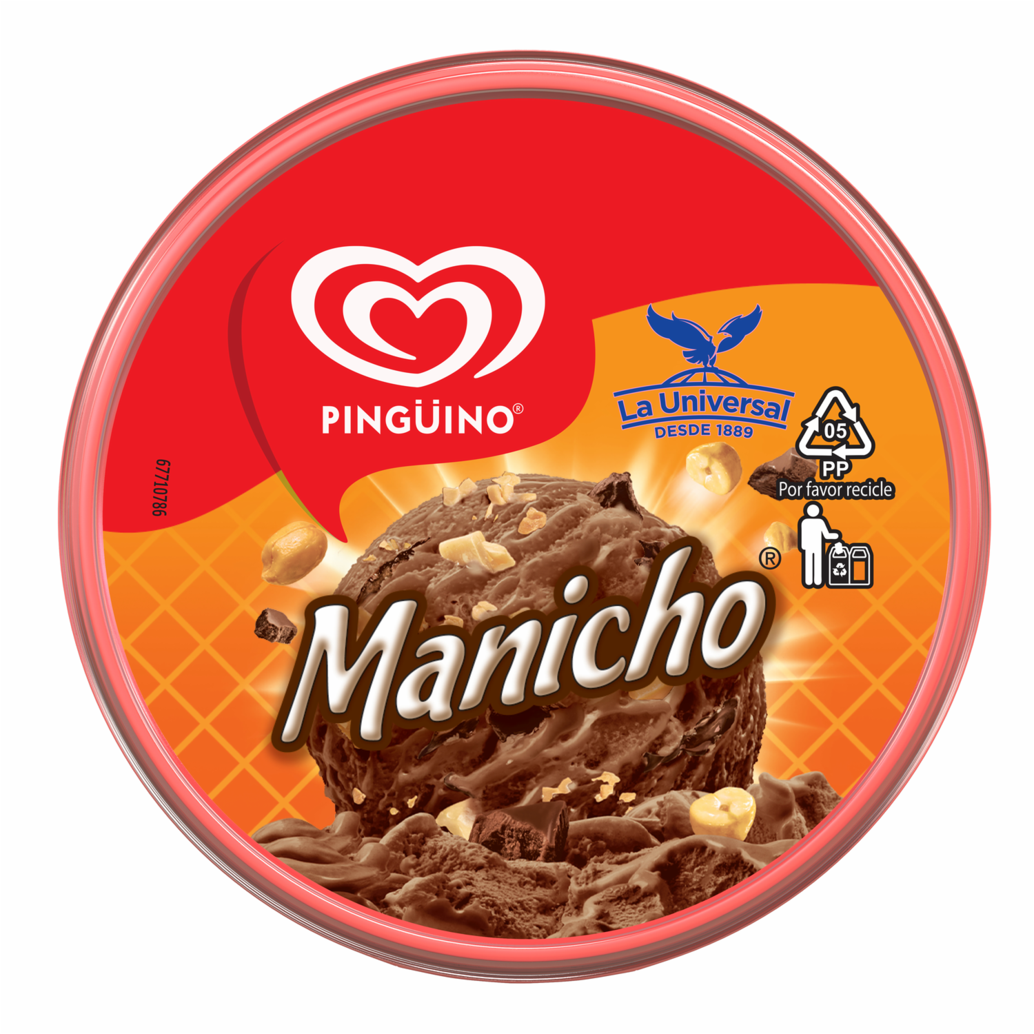 Helado Manicho PINGÜINO 900 Ml