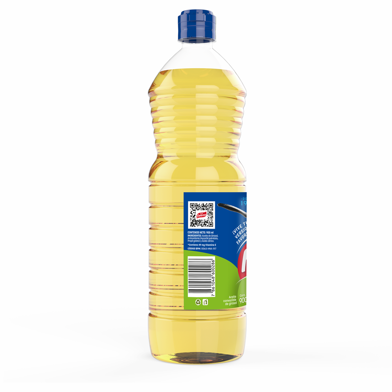 Aceite Comestible De Girasol LA FAVORITA 900 Ml