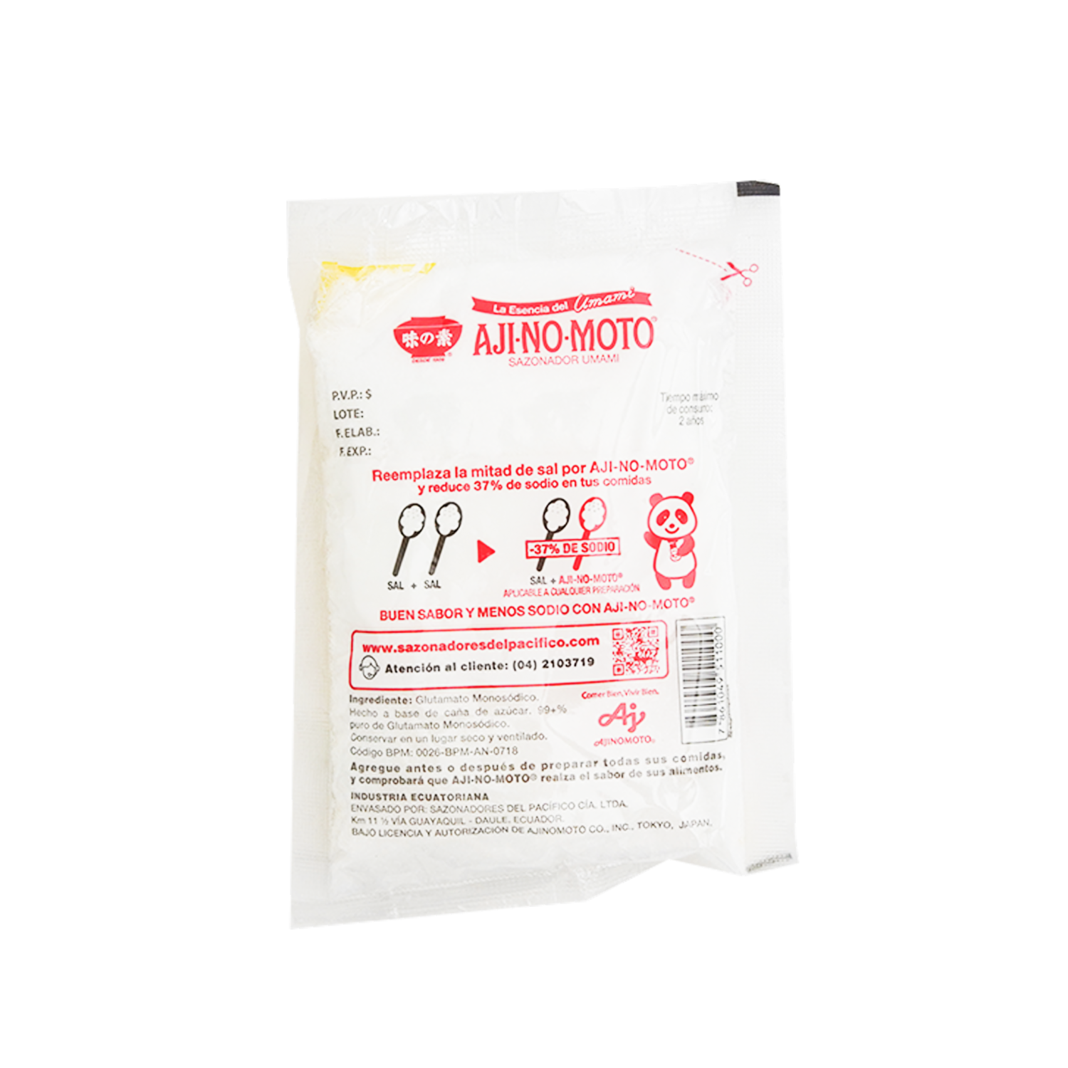 Sazonador En Polvo Potenciador Del Sabor AJI NO MOTO 100 G