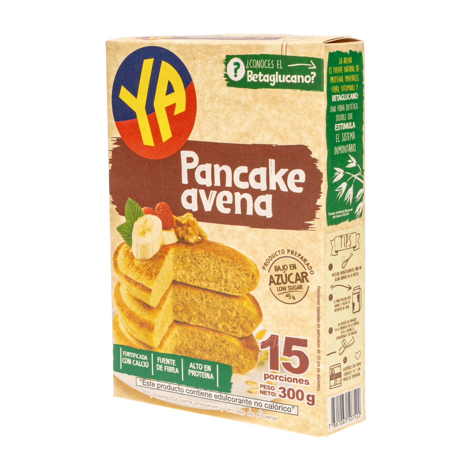Premezcla Para Pancake Avena YA 300 G