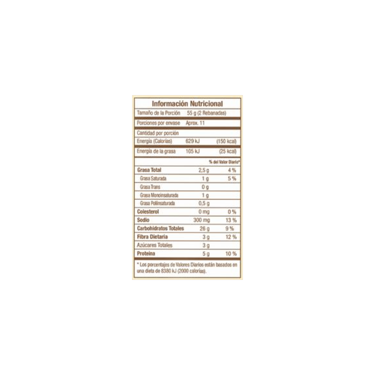 Pan Integral FLOR DE ORO 500 G