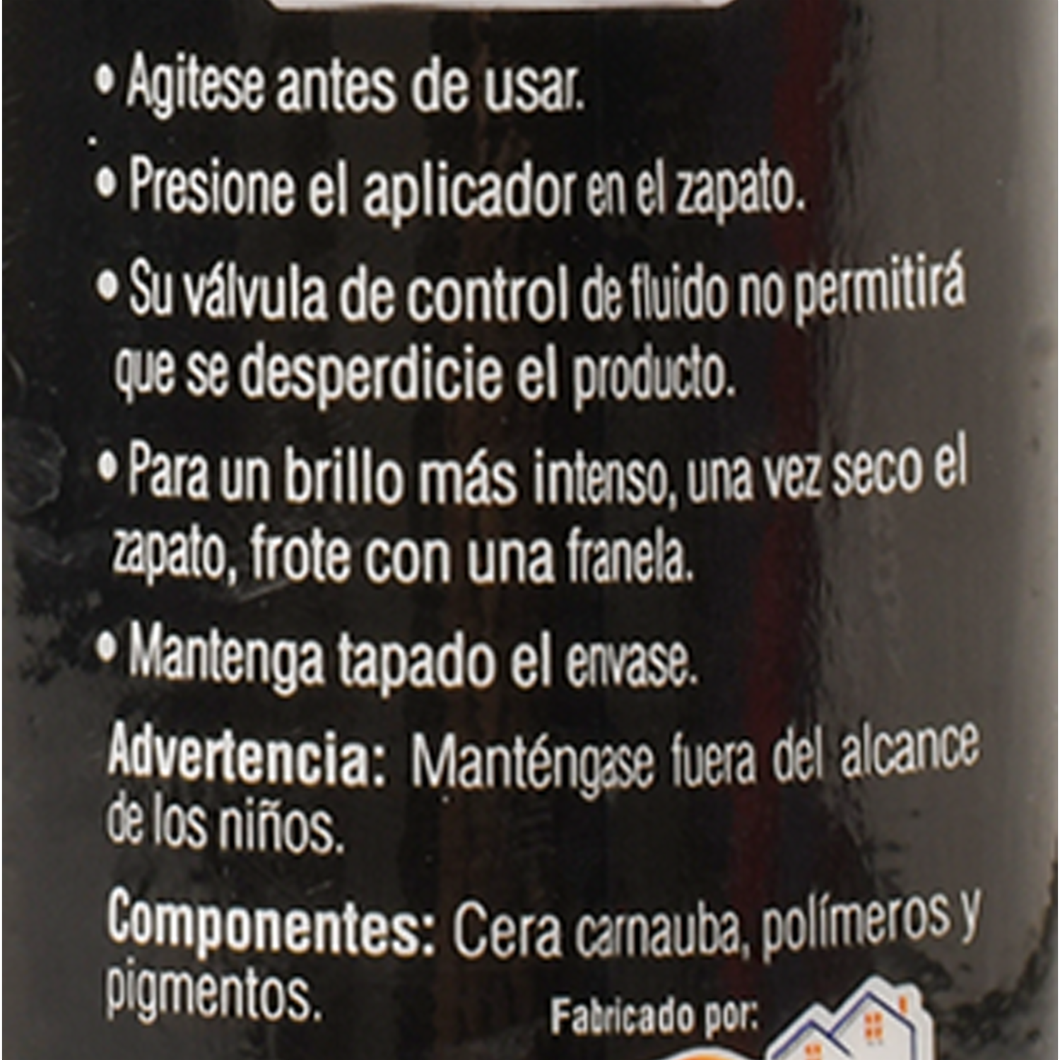 Betún Líquido Tono Negro ZARBRI 70 Ml