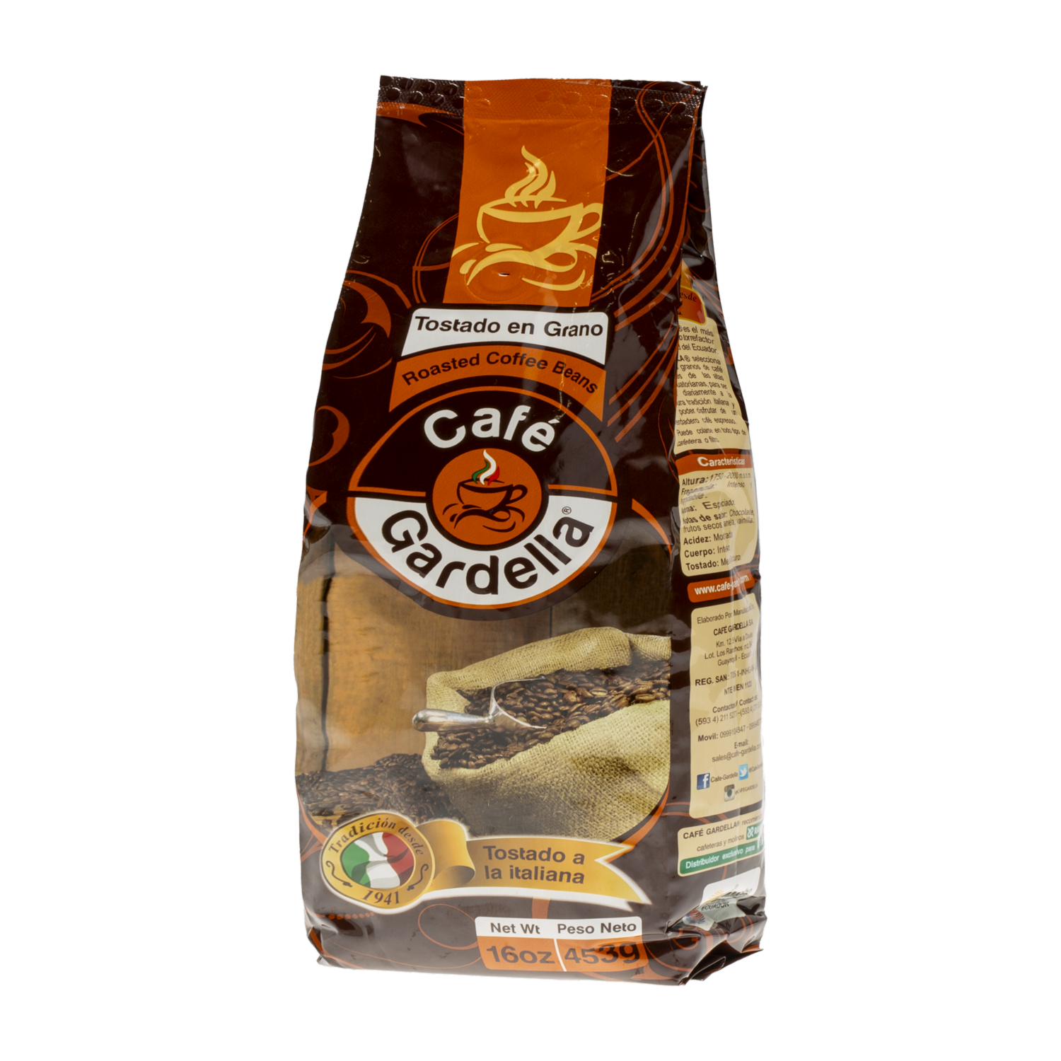 Café En Grano Clásico GARDELLA 453 G
