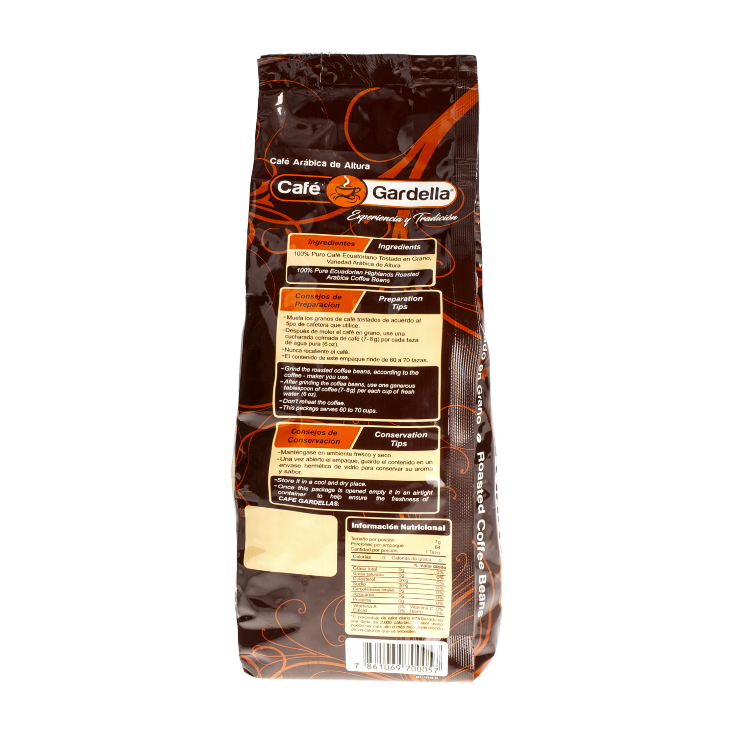 Café En Grano Clásico GARDELLA 453 G