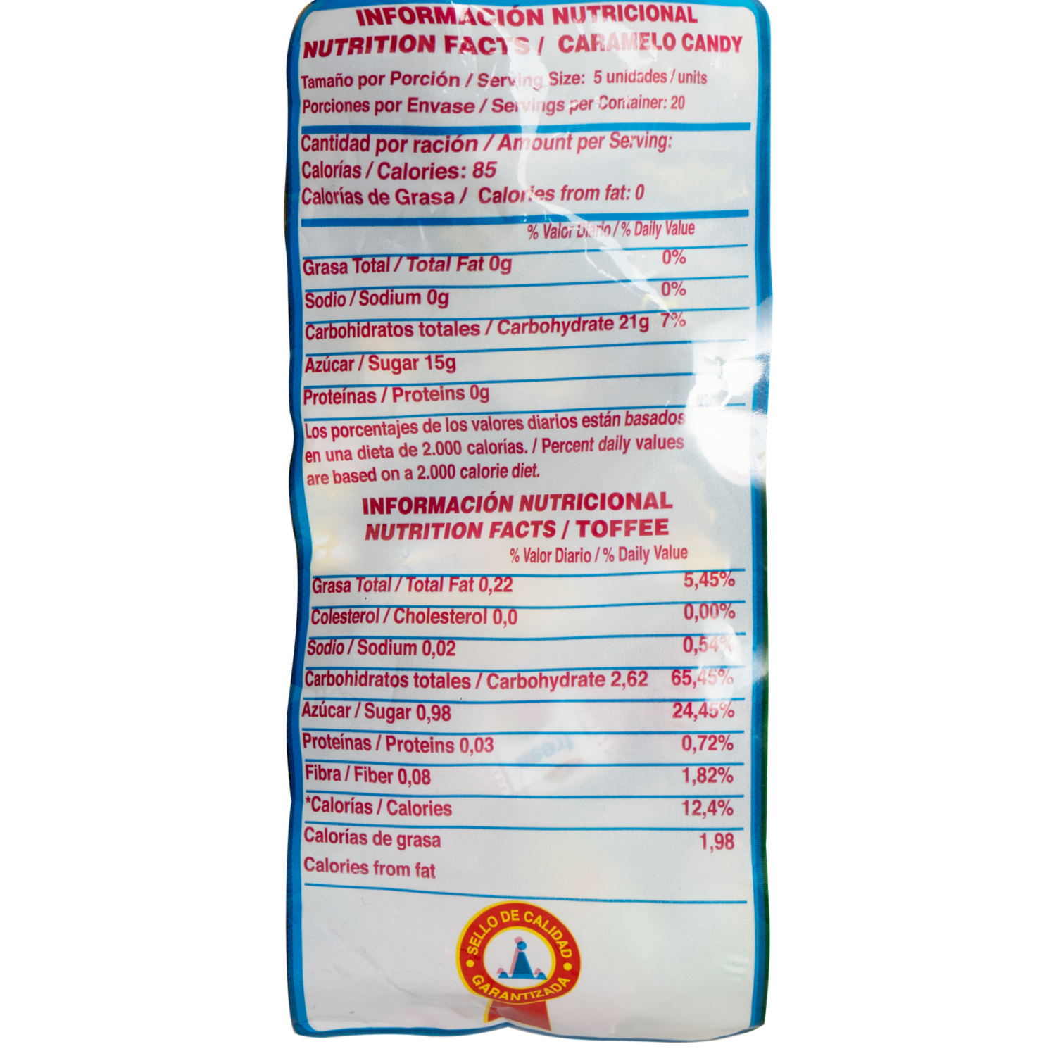 Toffe Candy EGOS 900 G