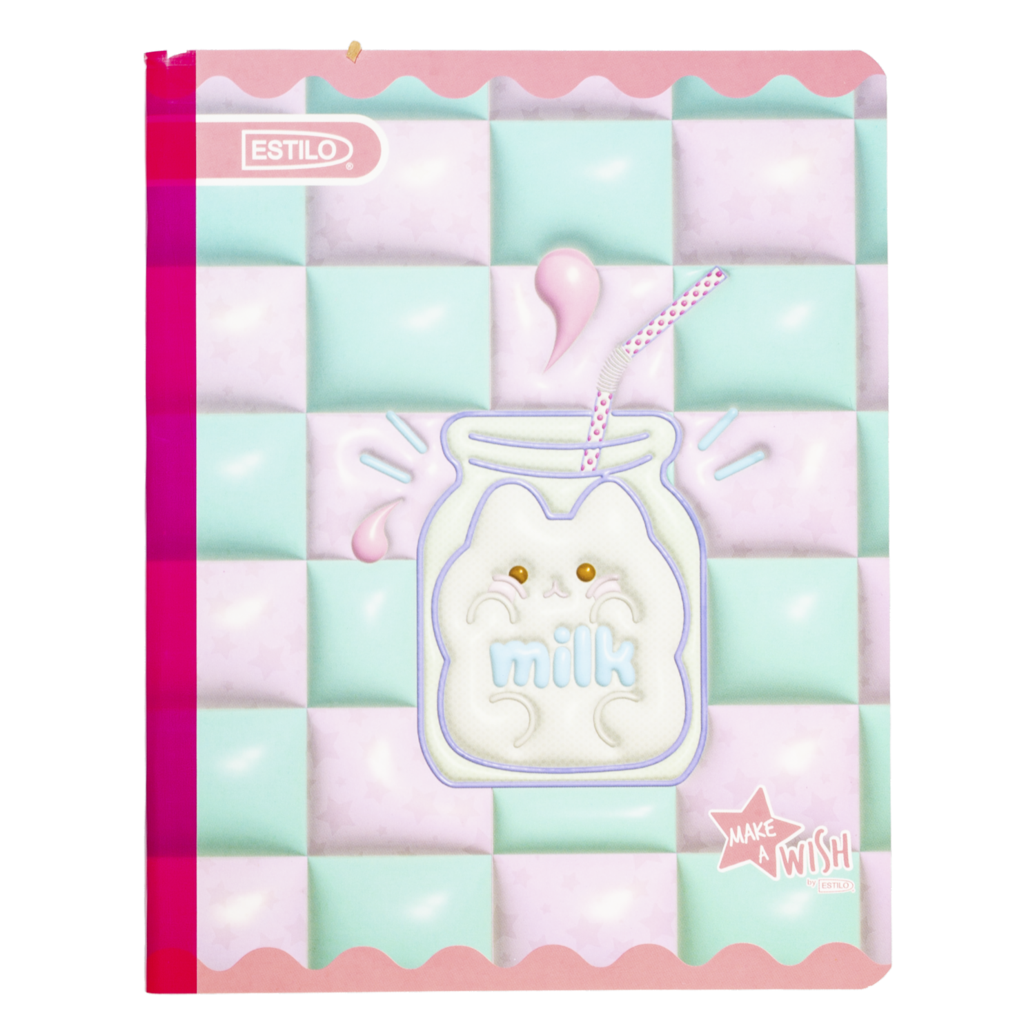 Cuaderno Cosido 4 Líneas Make A Wish ESTILO 100 Hojas