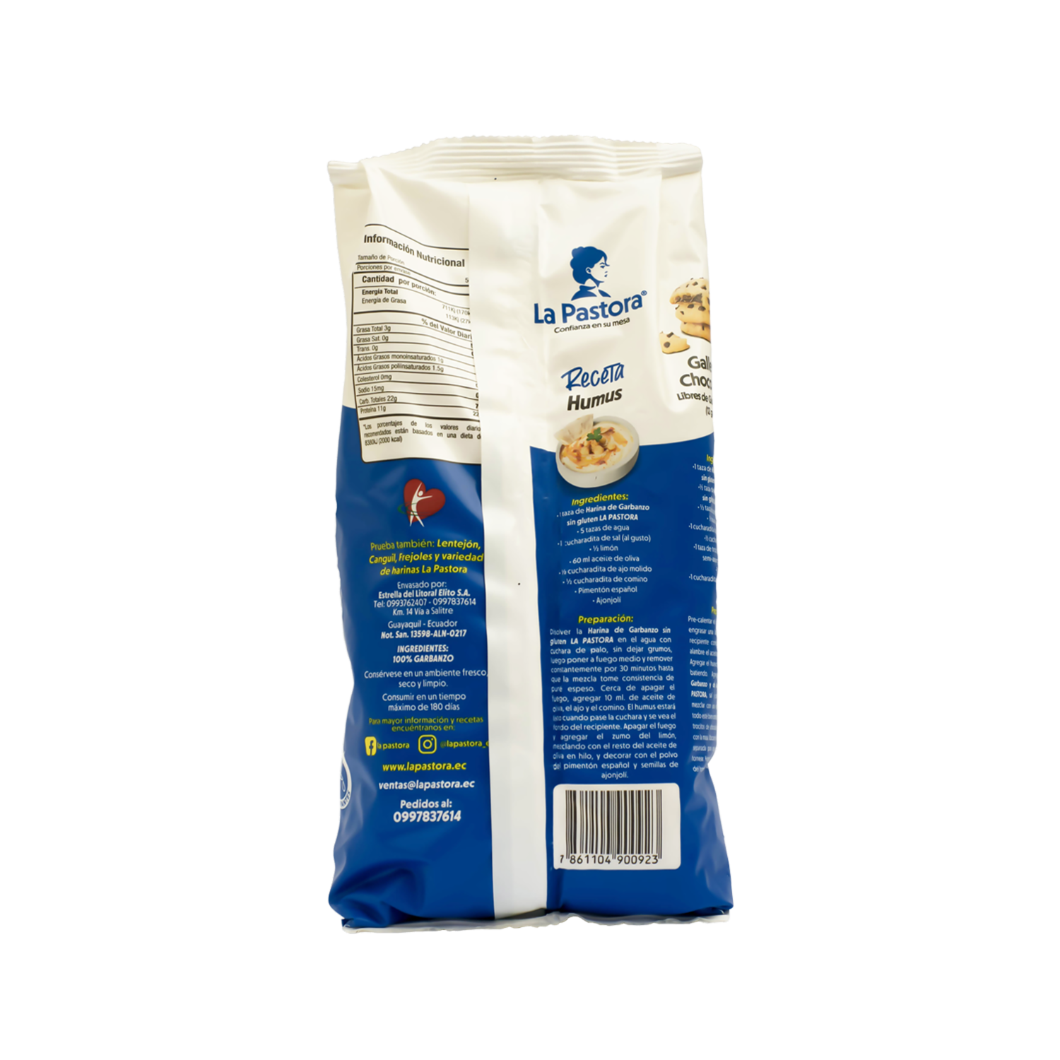 Harina De Garbanzo Sin Gluten LA PASTORA 450 G