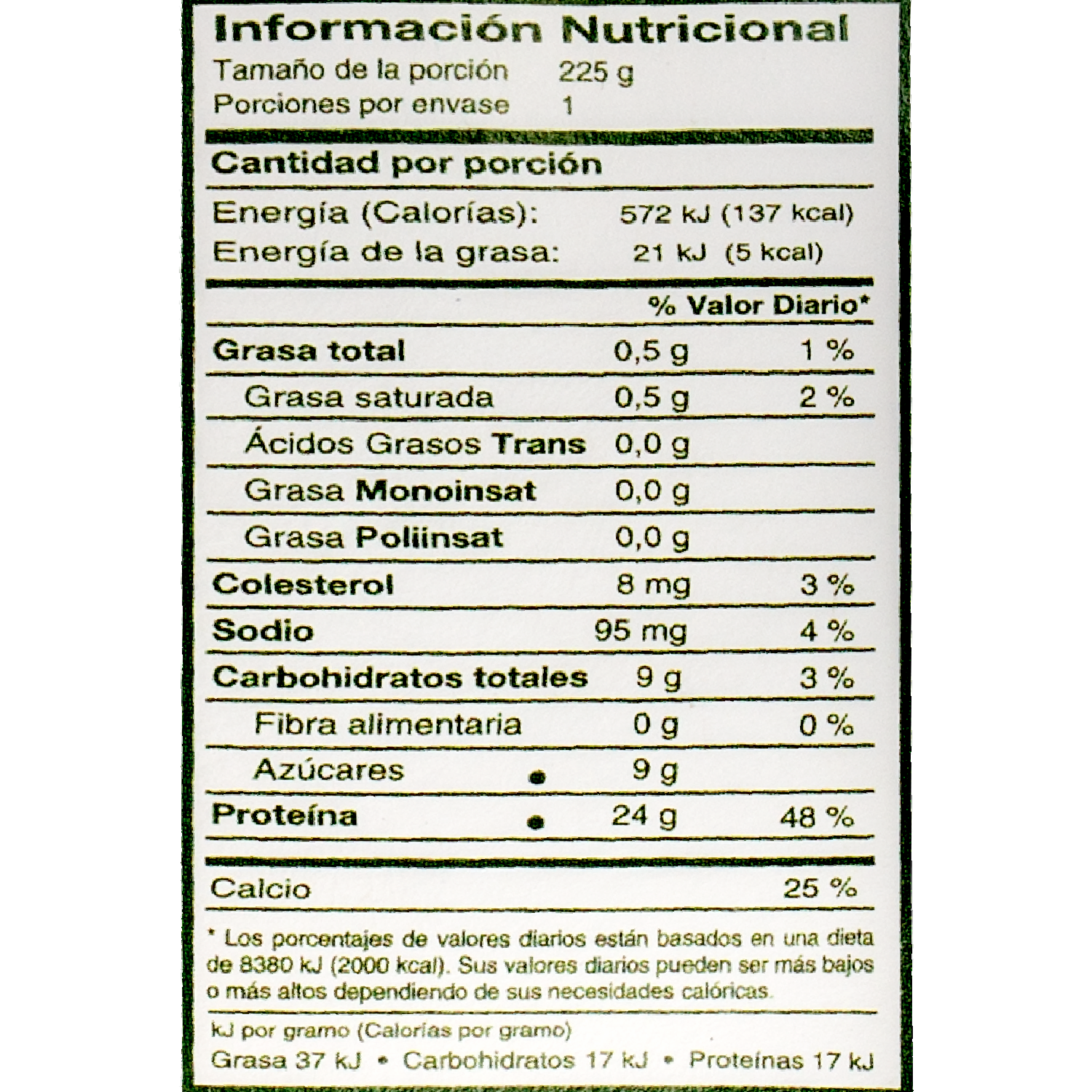Yogurt Griego Natural ZEUS 225 G