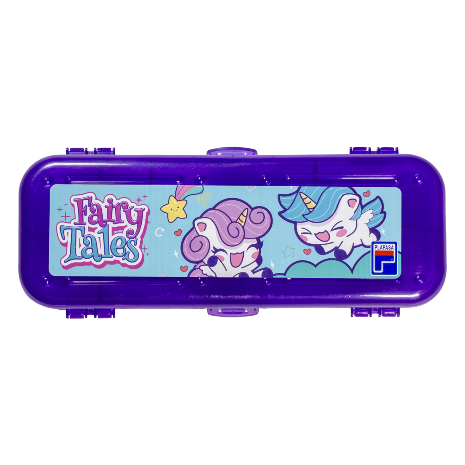 Cartuchera Diseño Fairy Tales Morado PLAPASA 8X4 Cm