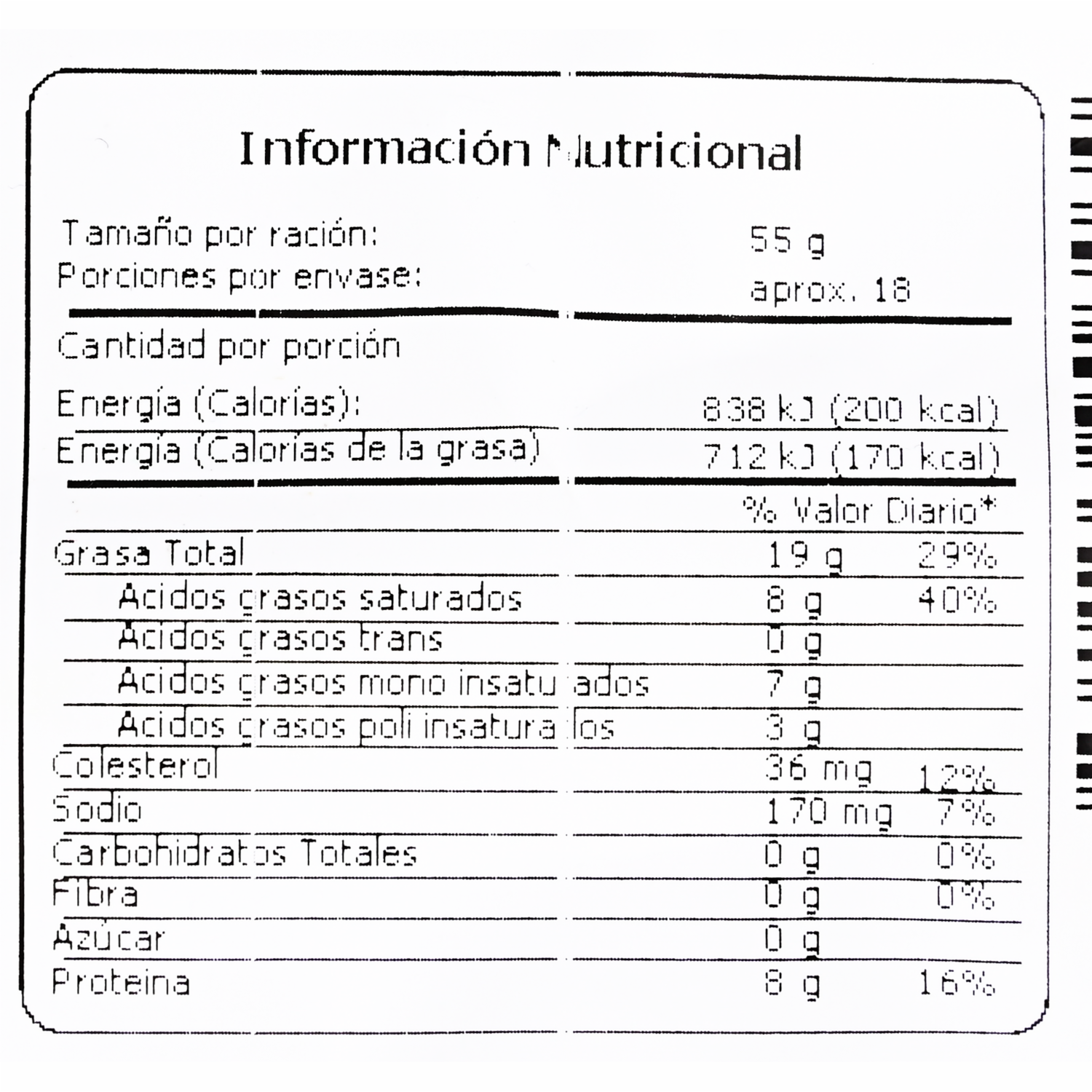 Chorizo Choripan Ahumado Tipo II LA ITALIANA 1000 G