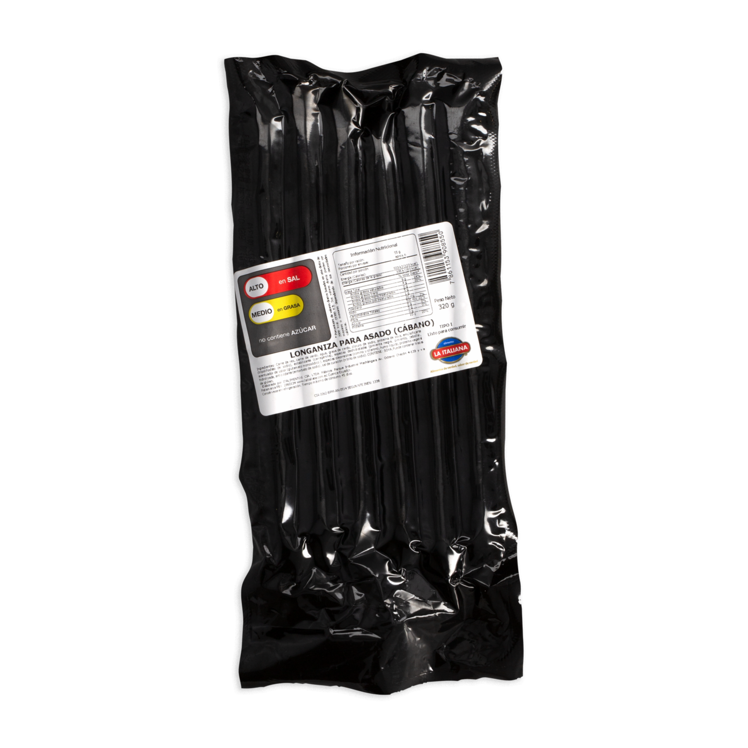 Longaniza Para Asado Cabano LA ITALIANA 320 G