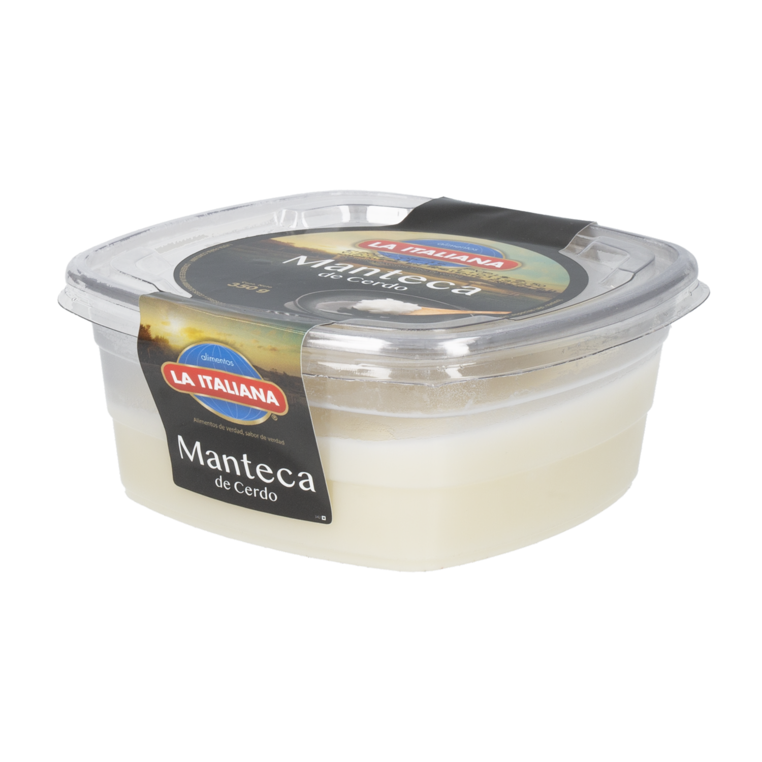 Manteca De Cerdo Fresca LA ITALIANA Tarrina 350 G