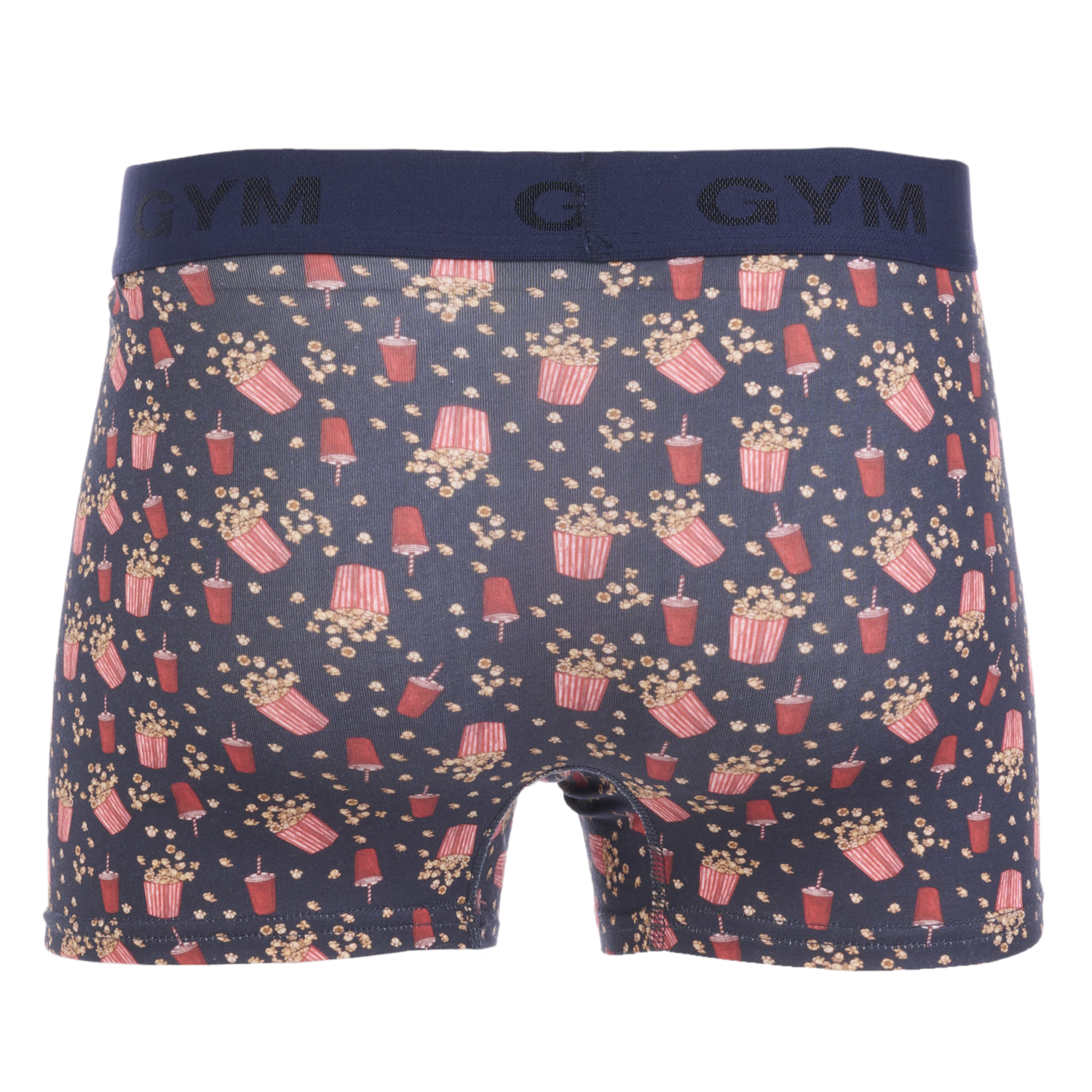 Boxer Azul Print Cangil Pierna Media XCITE