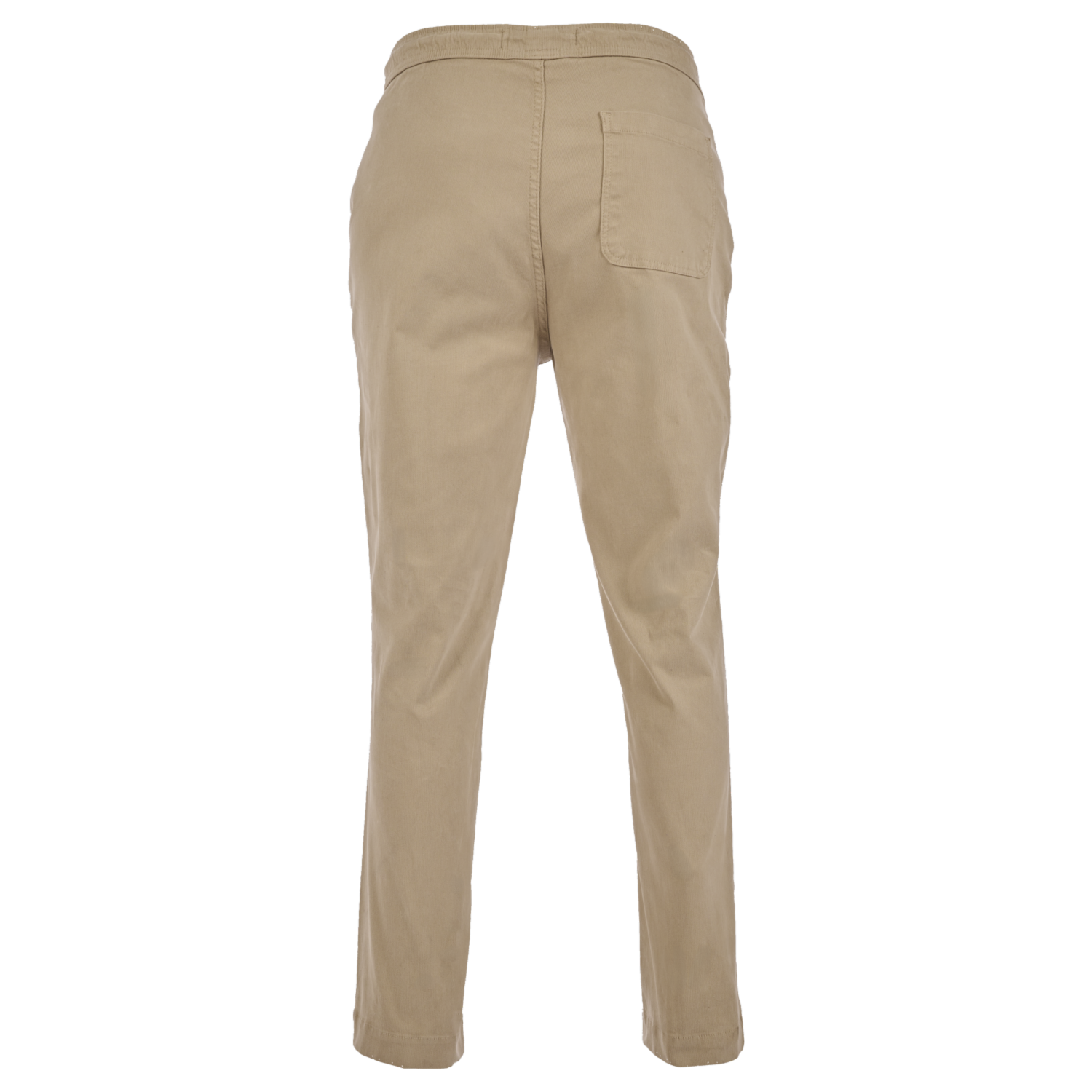 Pantalón Recto Con Bolsillos Cintura Elástica Con Cordon Kaki ARIZONA