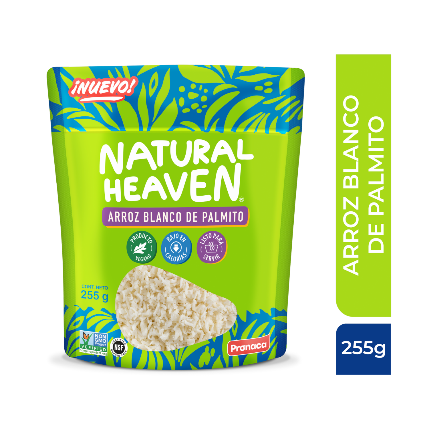 Arroz Blanco De Palmito NATURAL HEAVEN 255 G