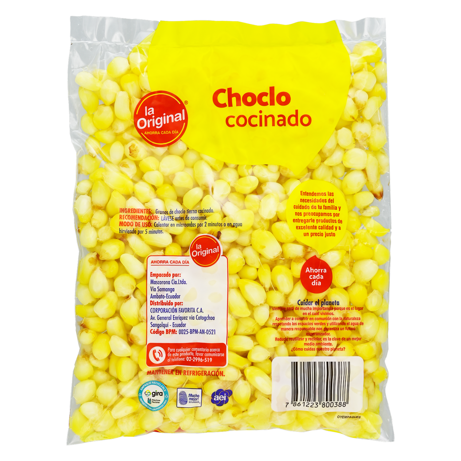Choclo Desgranado LA ORIGINAL 500 G