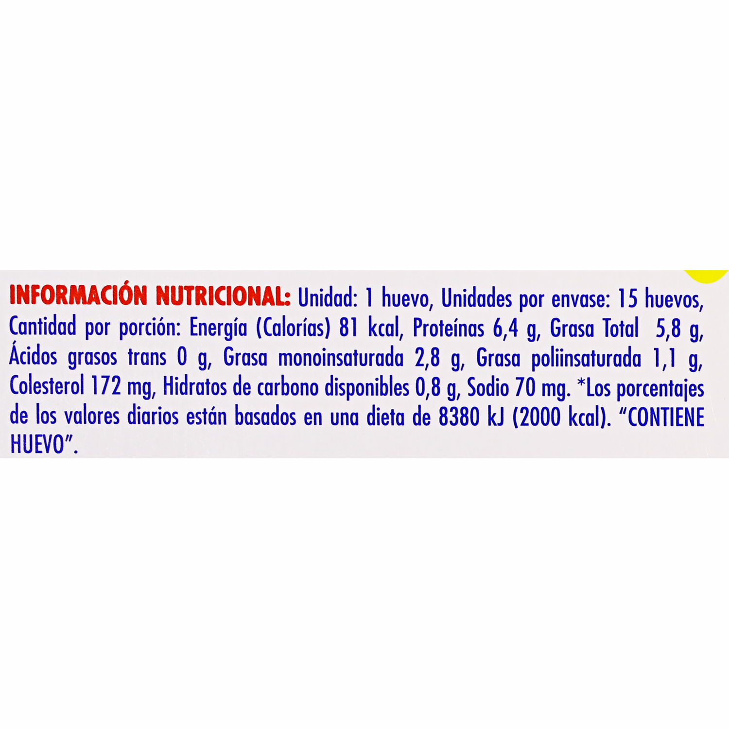 Huevos Gigantes LA ORIGINAL X 15 Uds